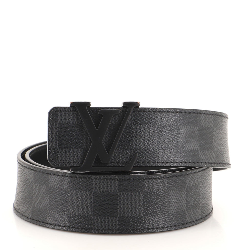 LV Initiales Belt Damier Graphite Wide 85