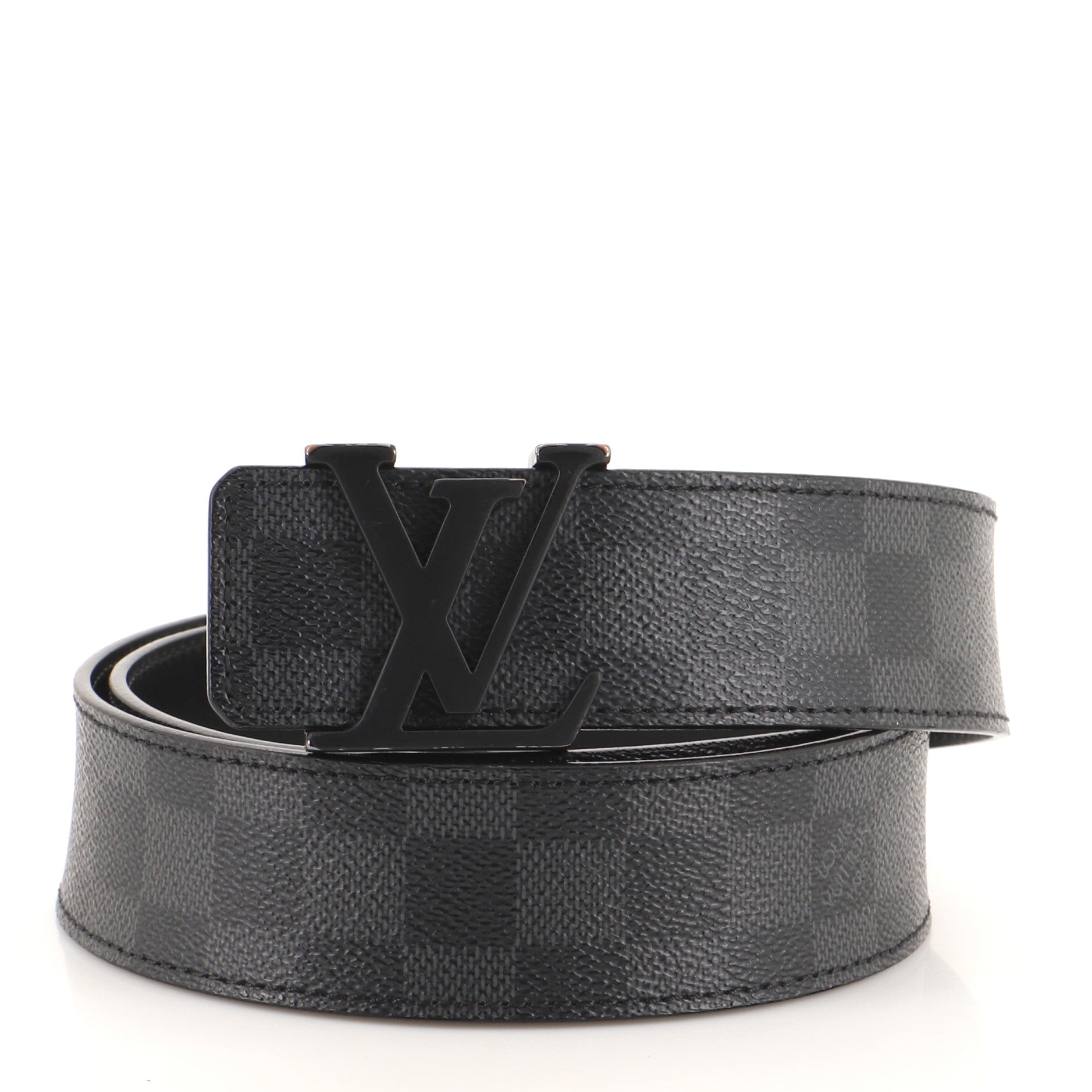 LV Initiales Belt Damier Graphite Wide 85