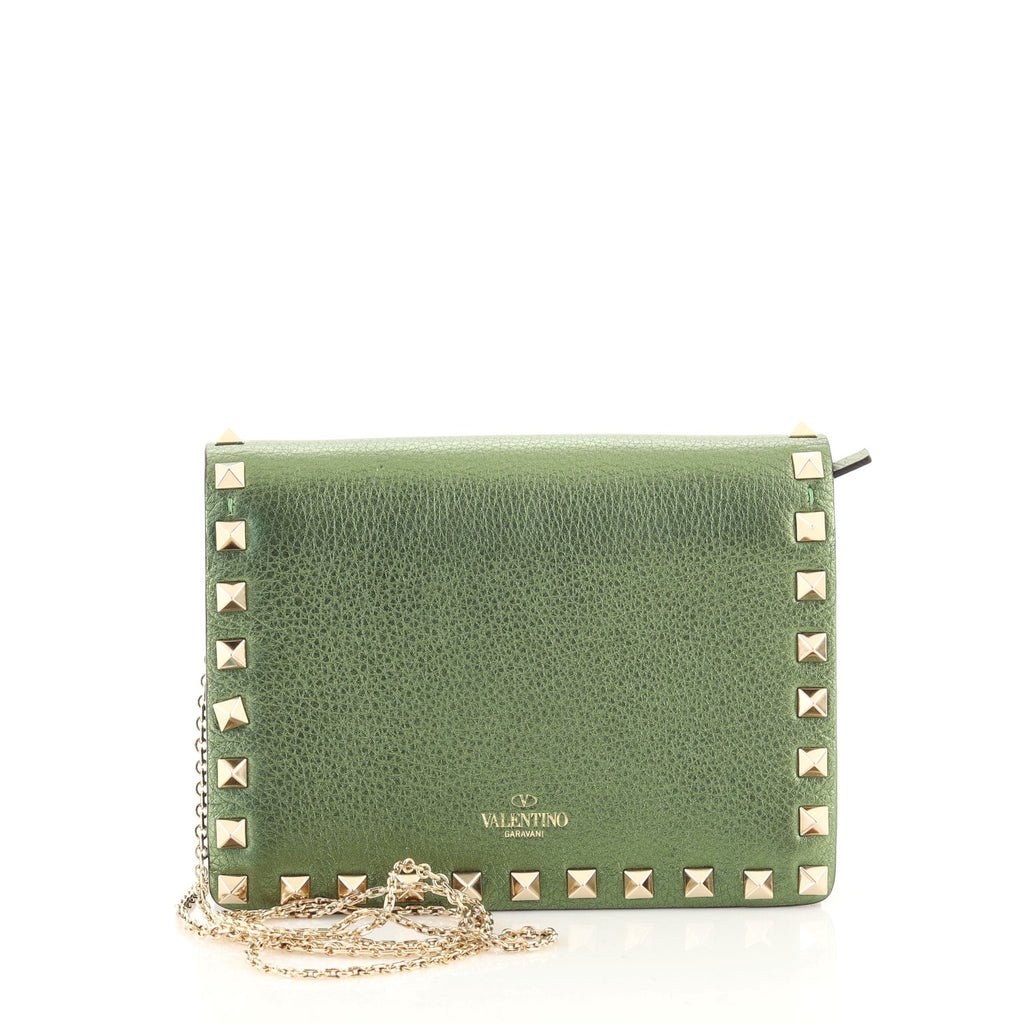 Rockstud Pouch Crossbody Bag Leather Mini