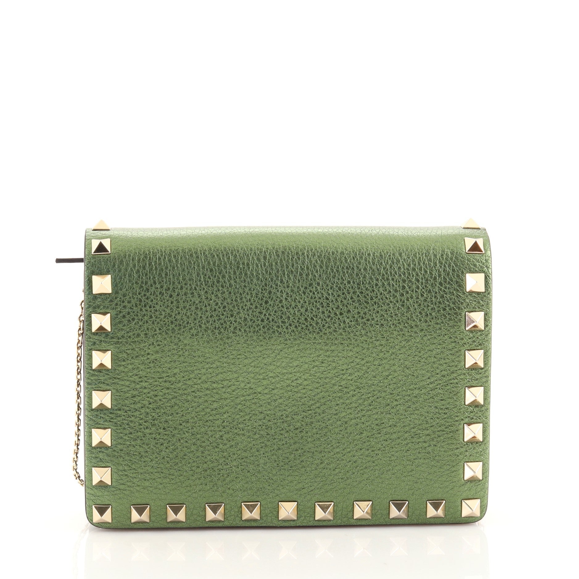 Rockstud Pouch Crossbody Bag Leather Mini