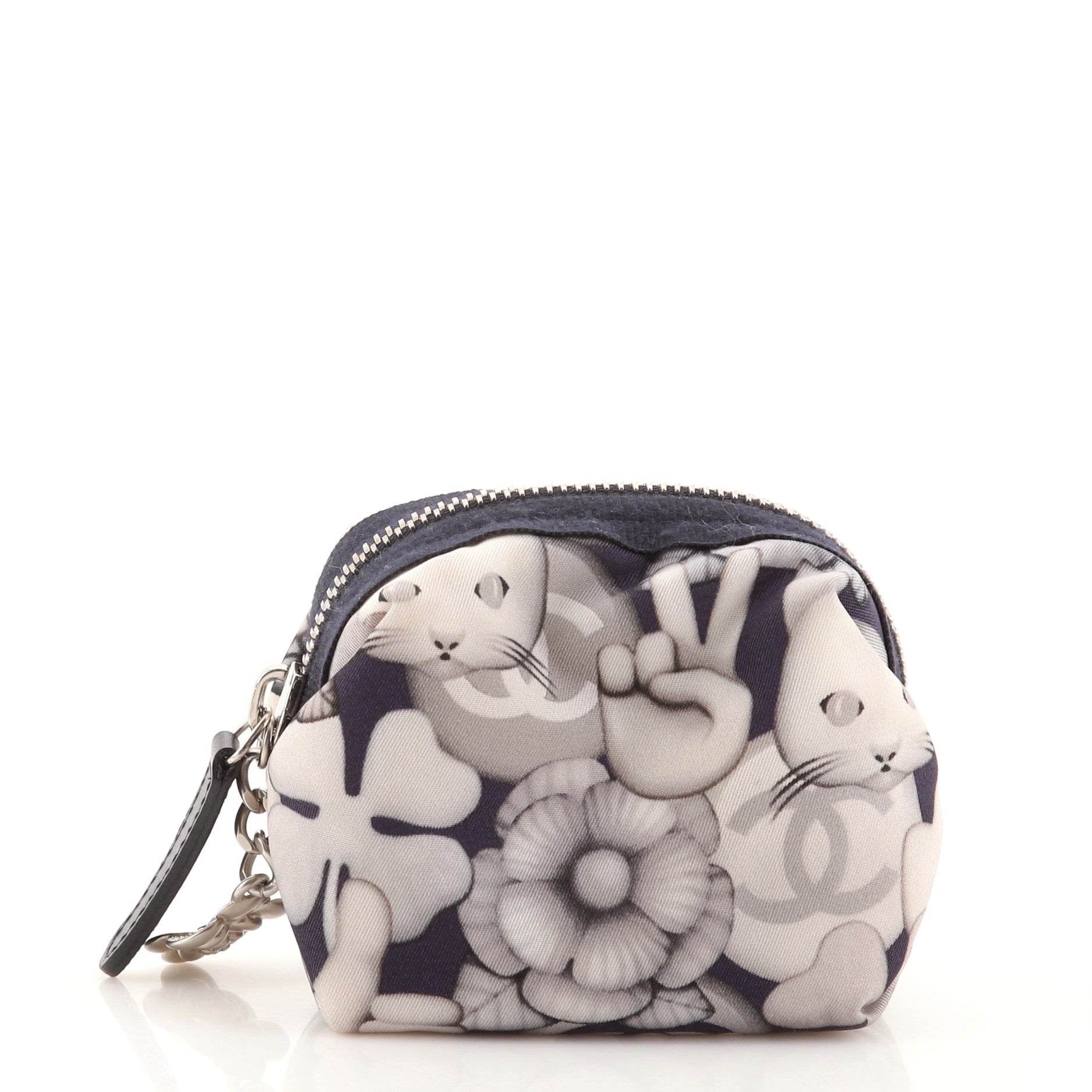 Emoticon Cosmetic Pouch Printed Canvas Mini