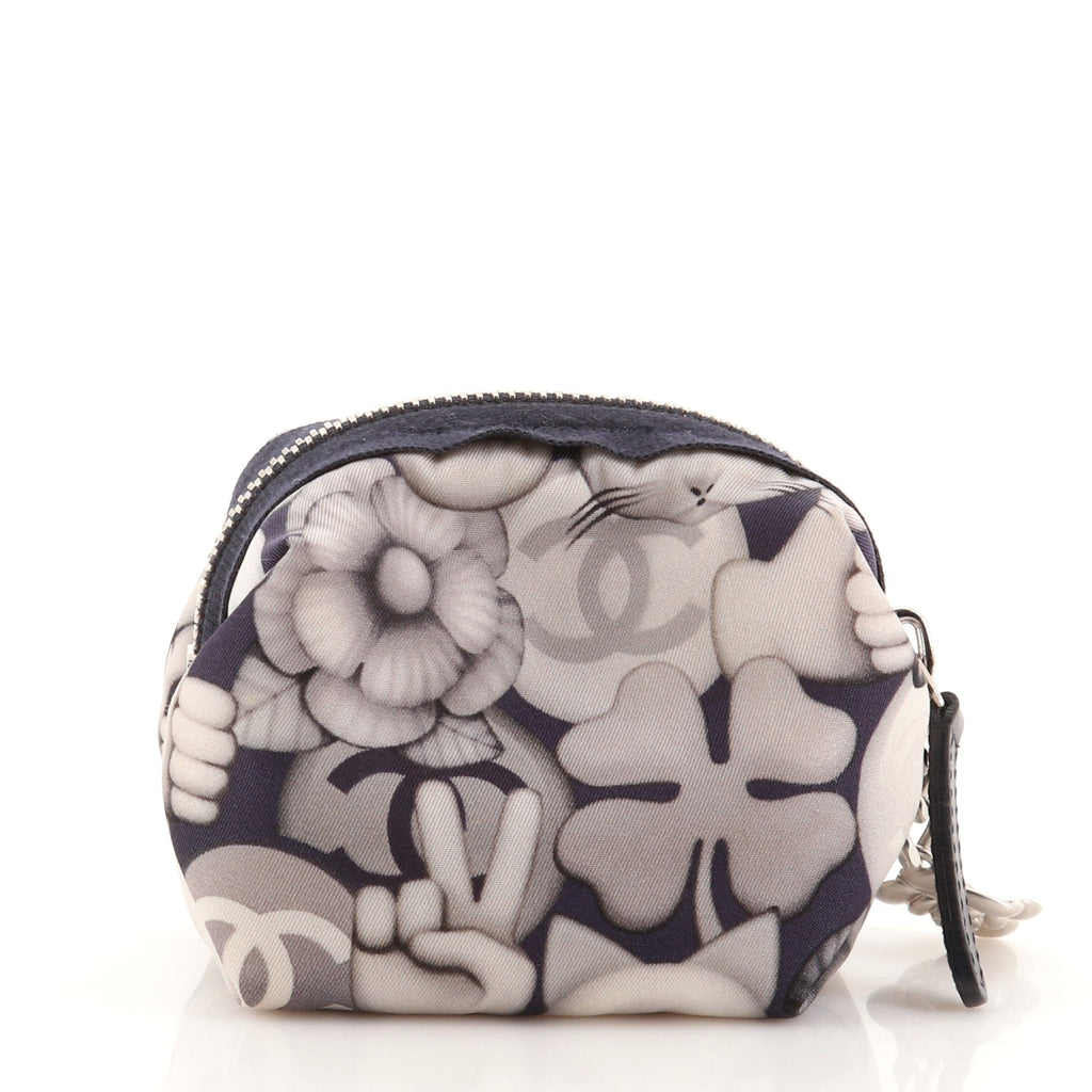 Emoticon Cosmetic Pouch Printed Canvas Mini