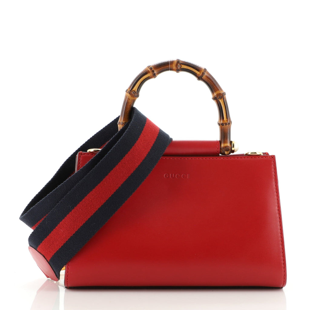 Nymphaea Top Handle Bag Leather Mini