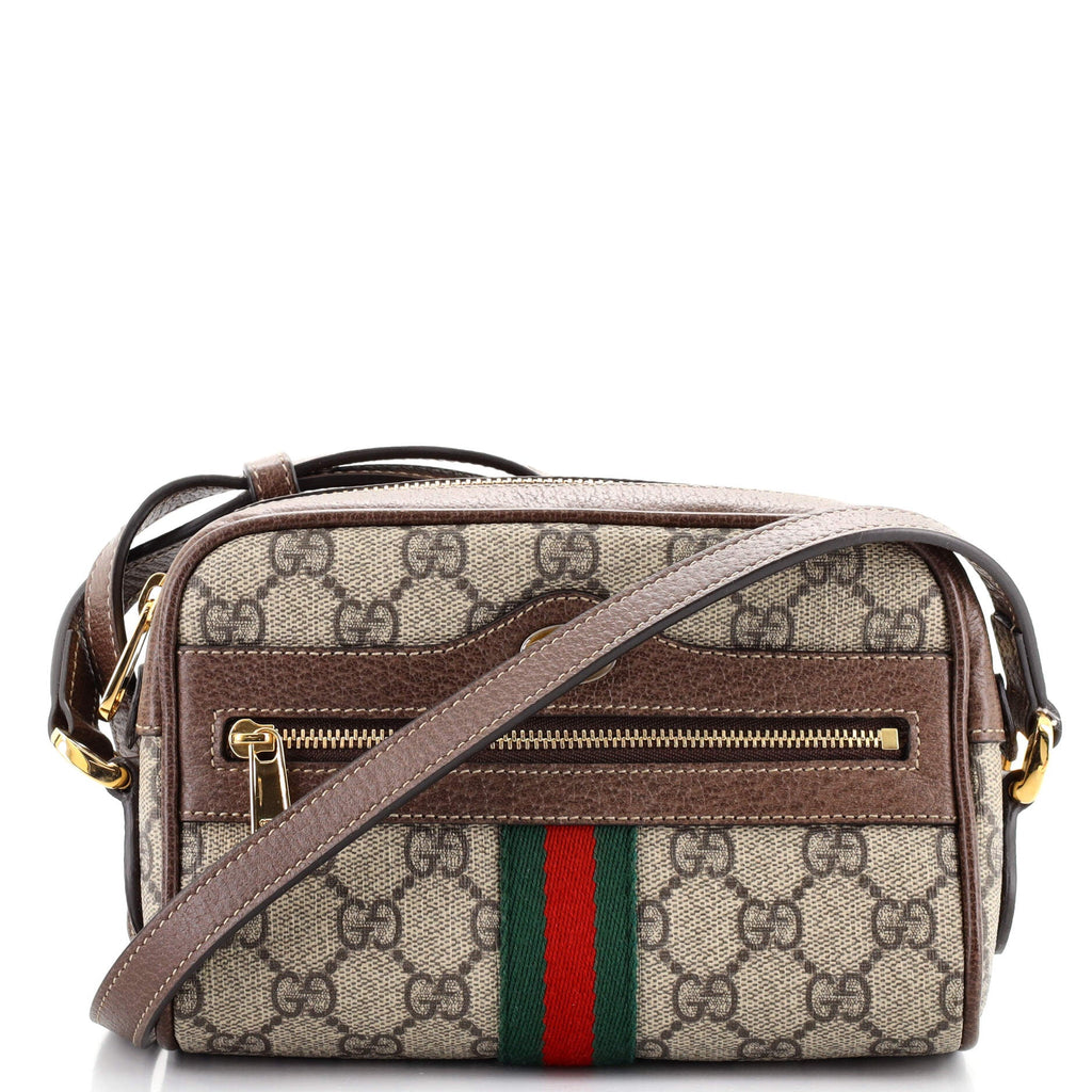 Ophidia Shoulder Bag GG Coated Canvas Mini