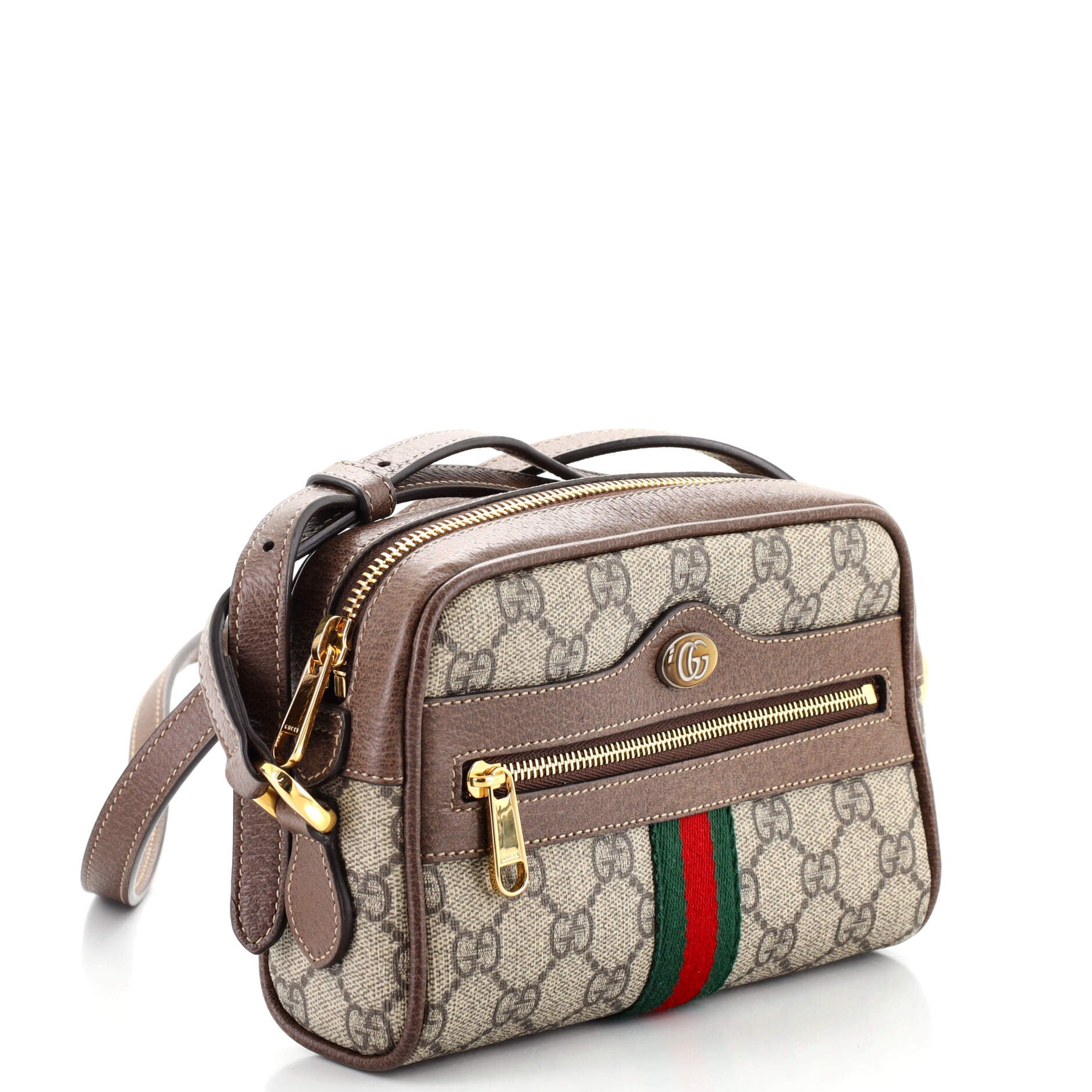 Ophidia Shoulder Bag GG Coated Canvas Mini