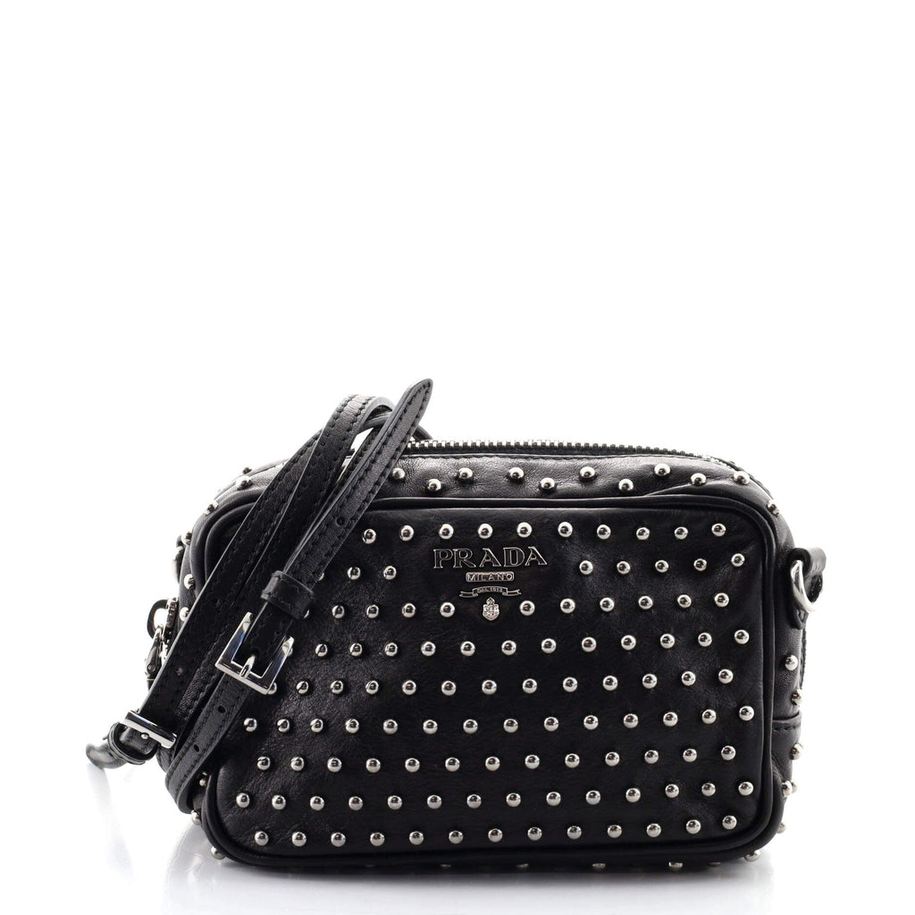 Camera Bag Studded Leather Mini