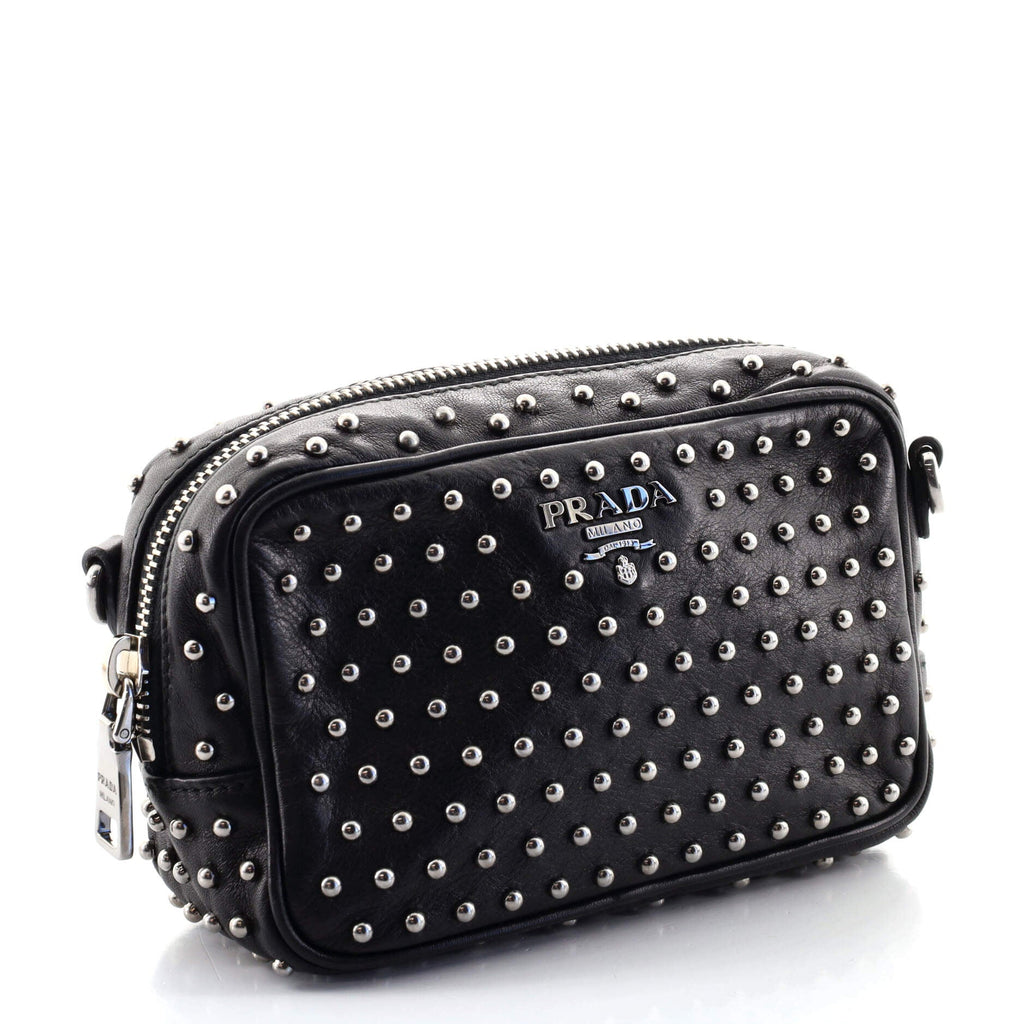 Camera Bag Studded Leather Mini
