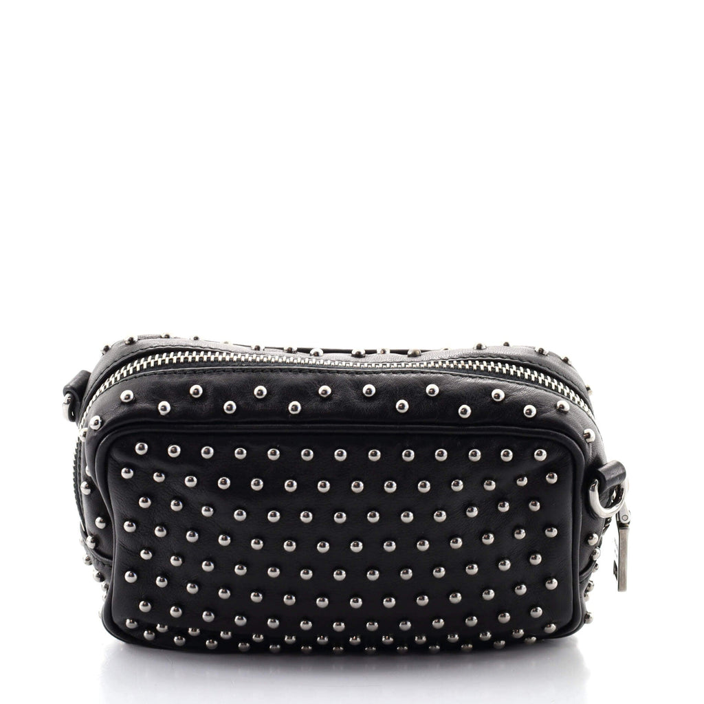 Camera Bag Studded Leather Mini