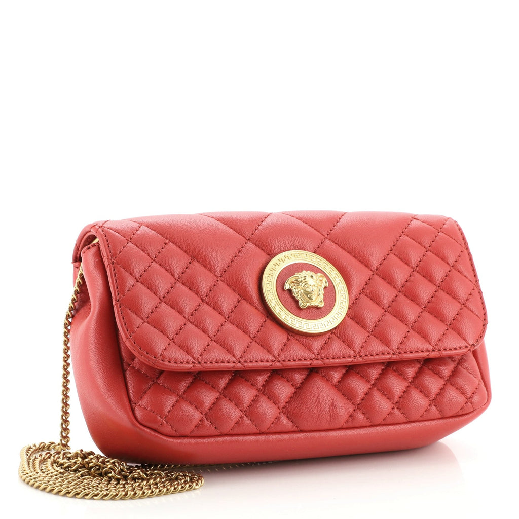 Medusa Icon Crossbody Bag Quilted Leather Mini