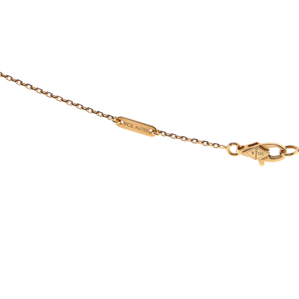 Sweet Alhambra Pendant Necklace 18K Rose Gold