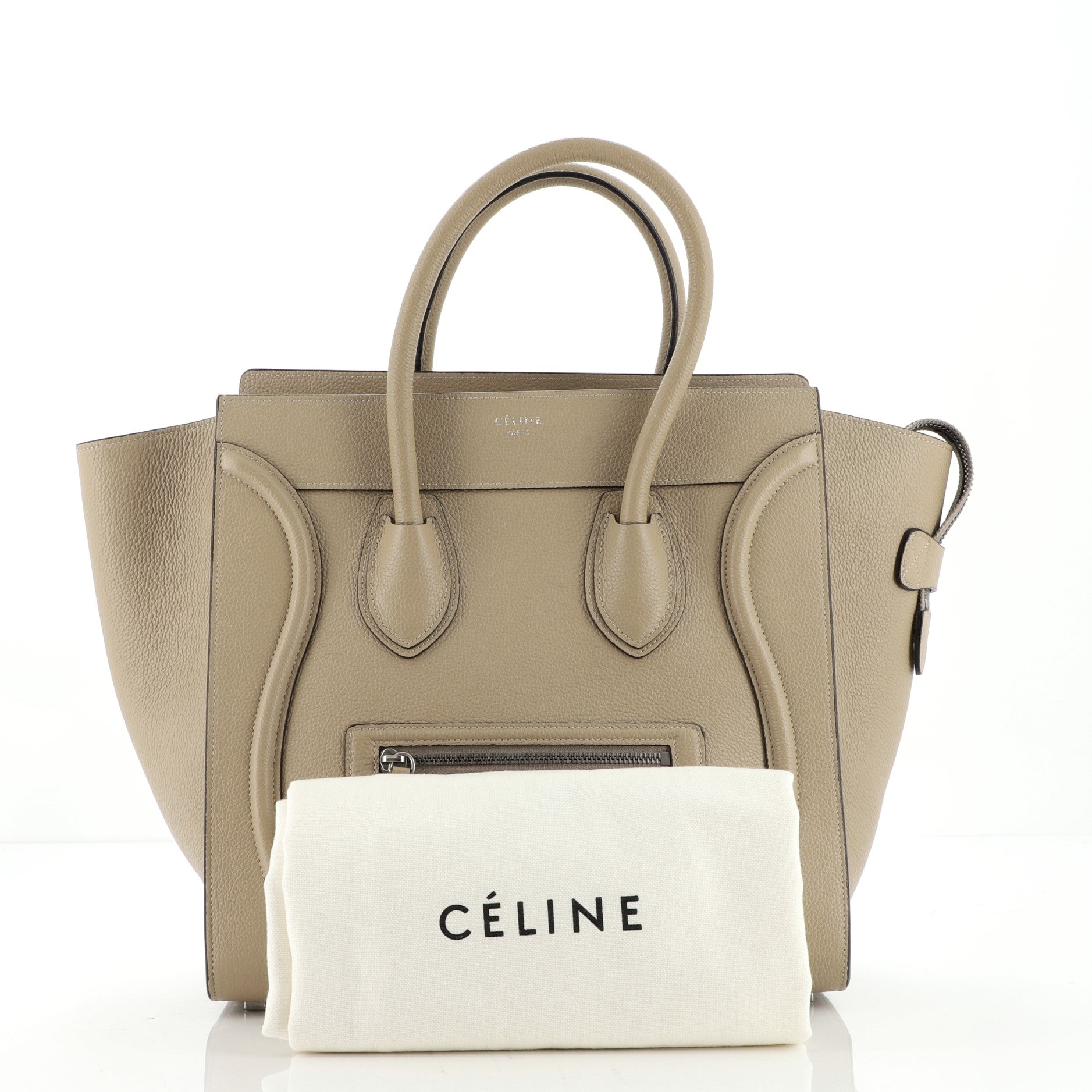 Luggage Bag Grainy Leather Mini