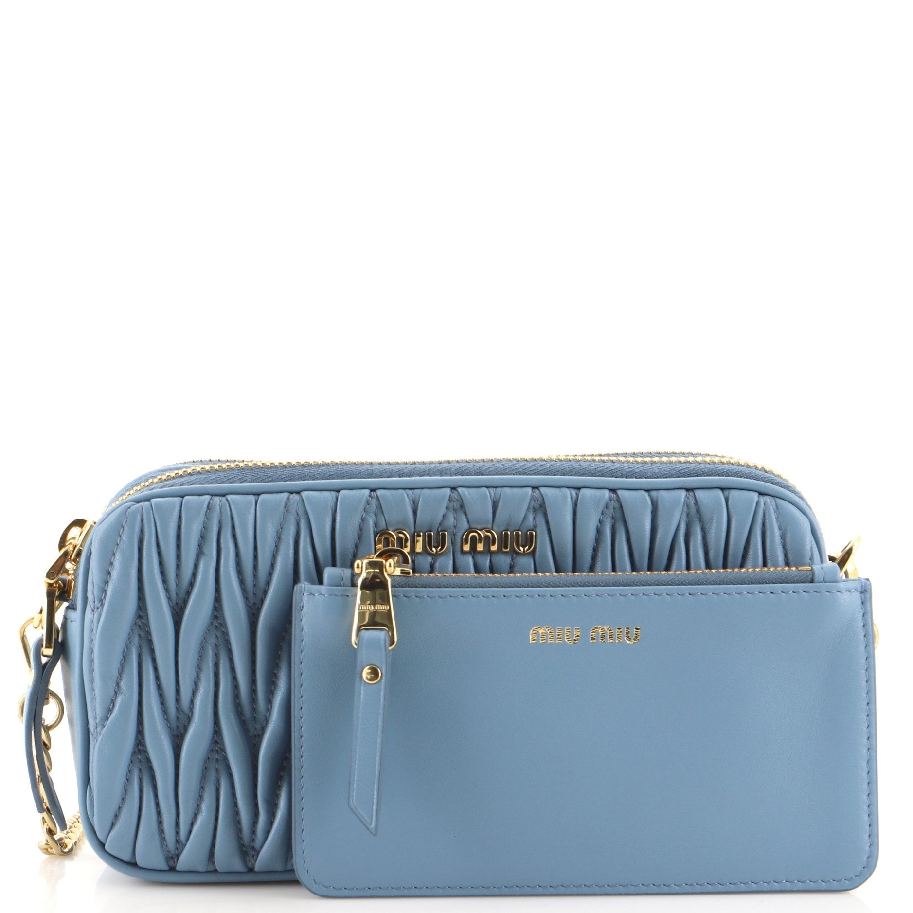 Crossbody Bag Matelasse Leather Mini