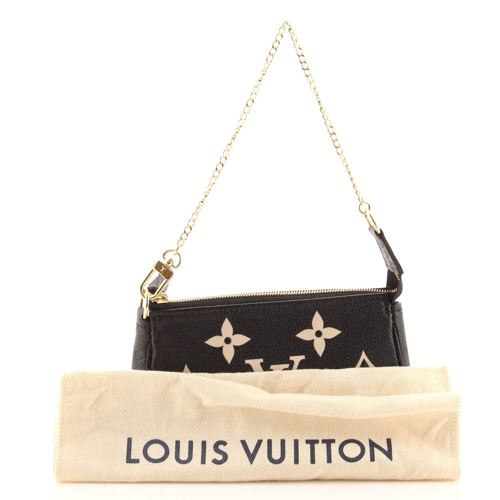 Pochette Accessoires Bicolor Monogram Empreinte Giant Mini