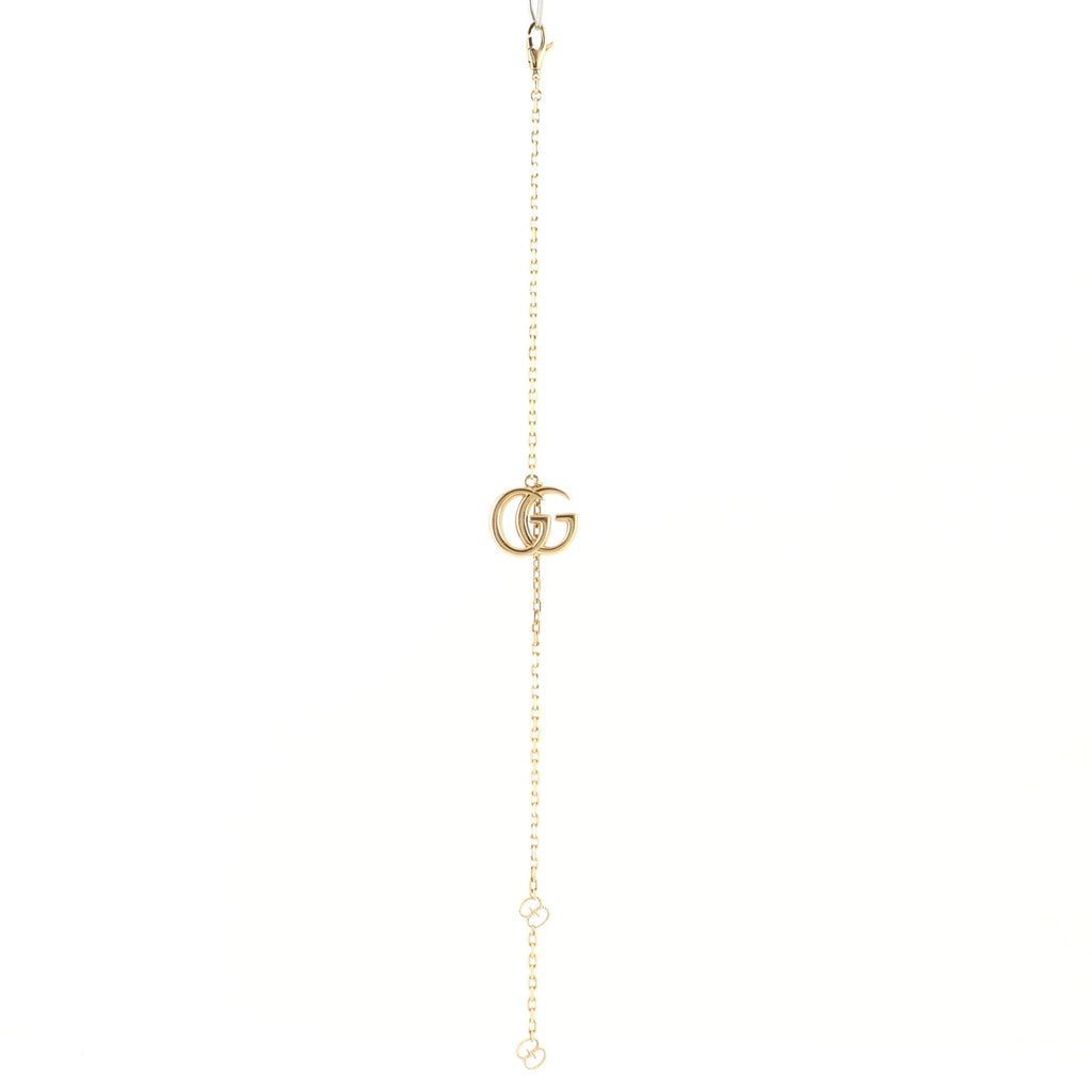 GG Running Charm Chain Bracelet 18K Yellow Gold