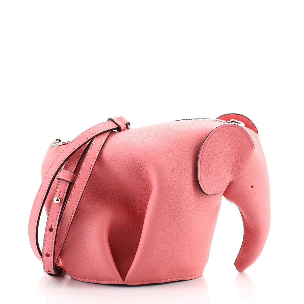 Elephant Crossbody Bag Leather Mini