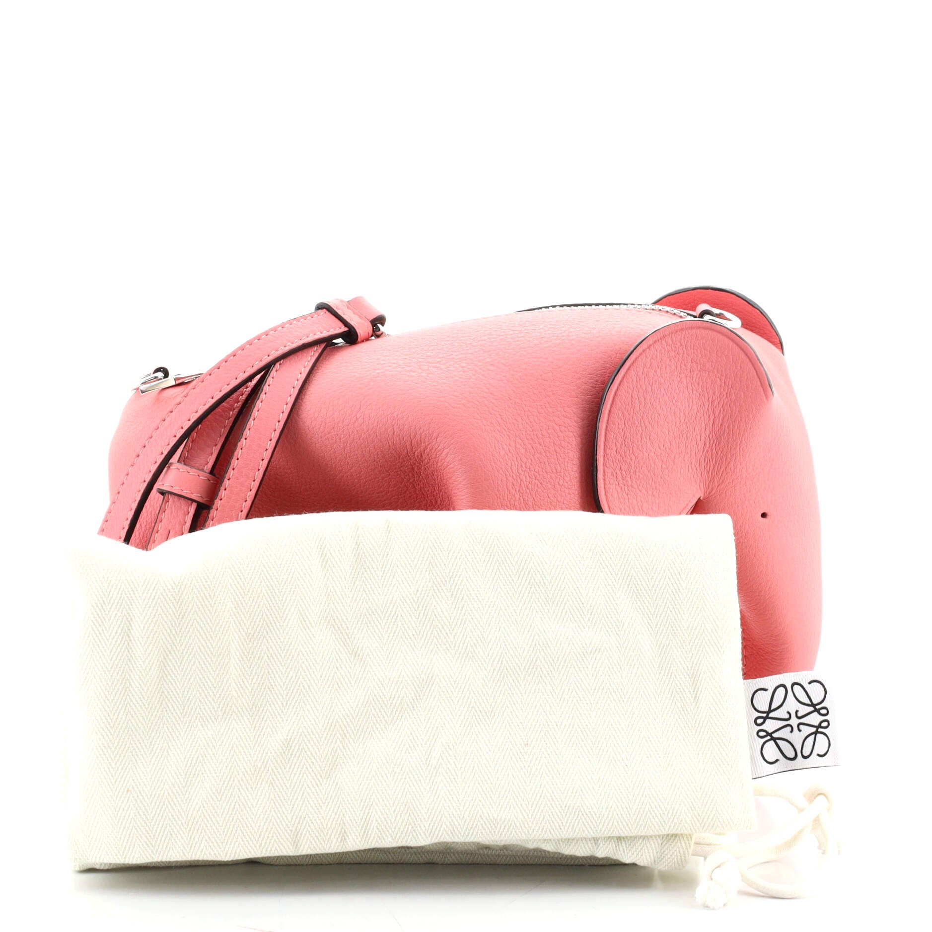 Elephant Crossbody Bag Leather Mini