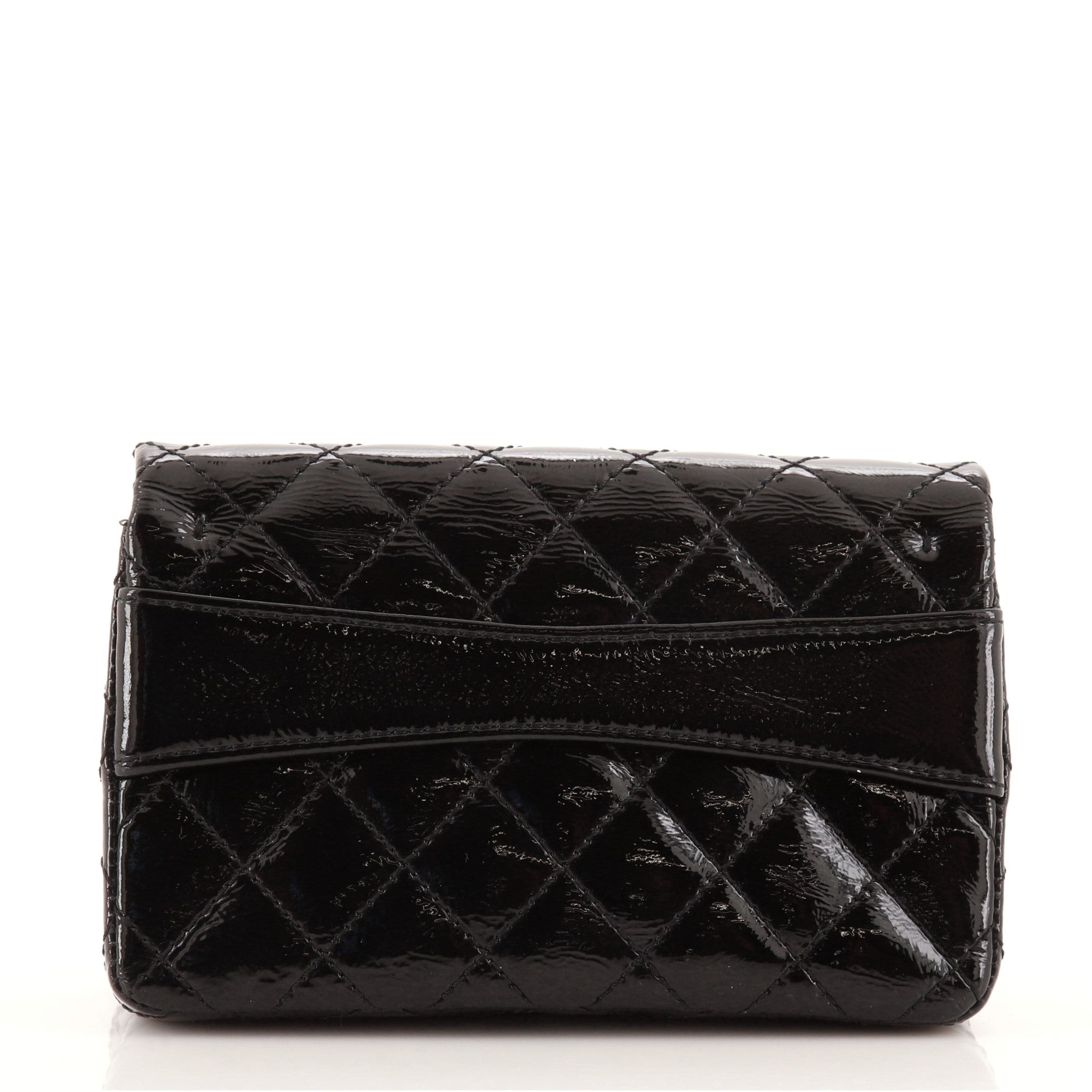 Reissue 2.55 Flap Clutch Quilted Patent Mini