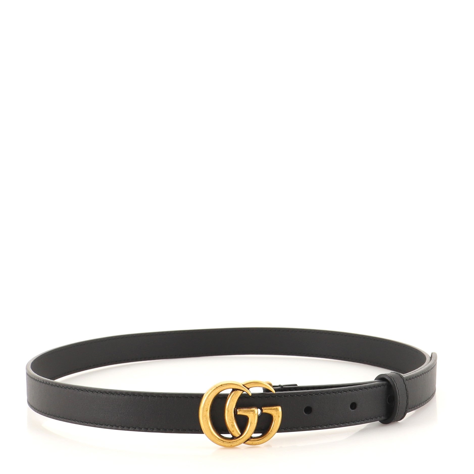 GG Marmont Belt Leather Thin 75