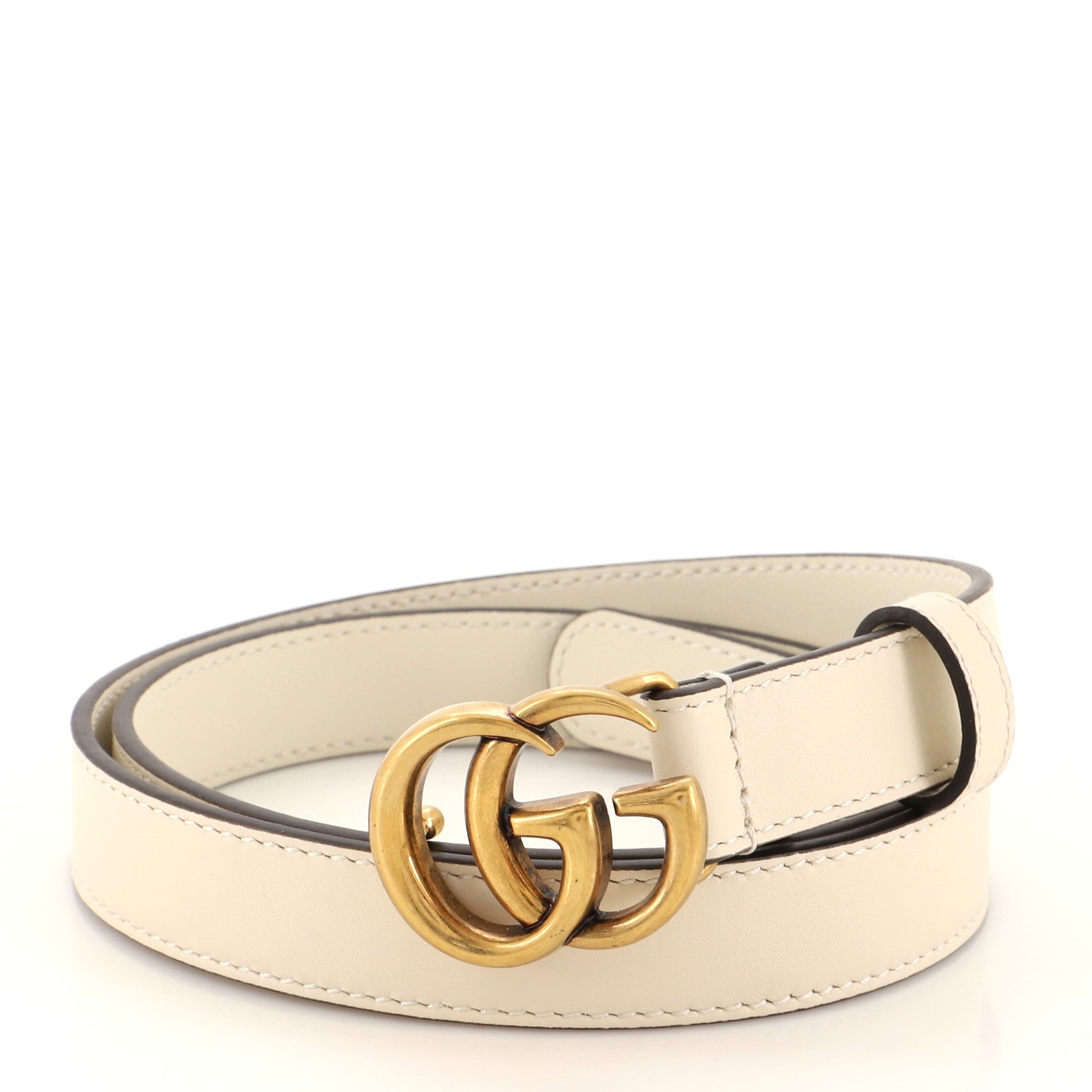GG Marmont Belt Leather Thin 75