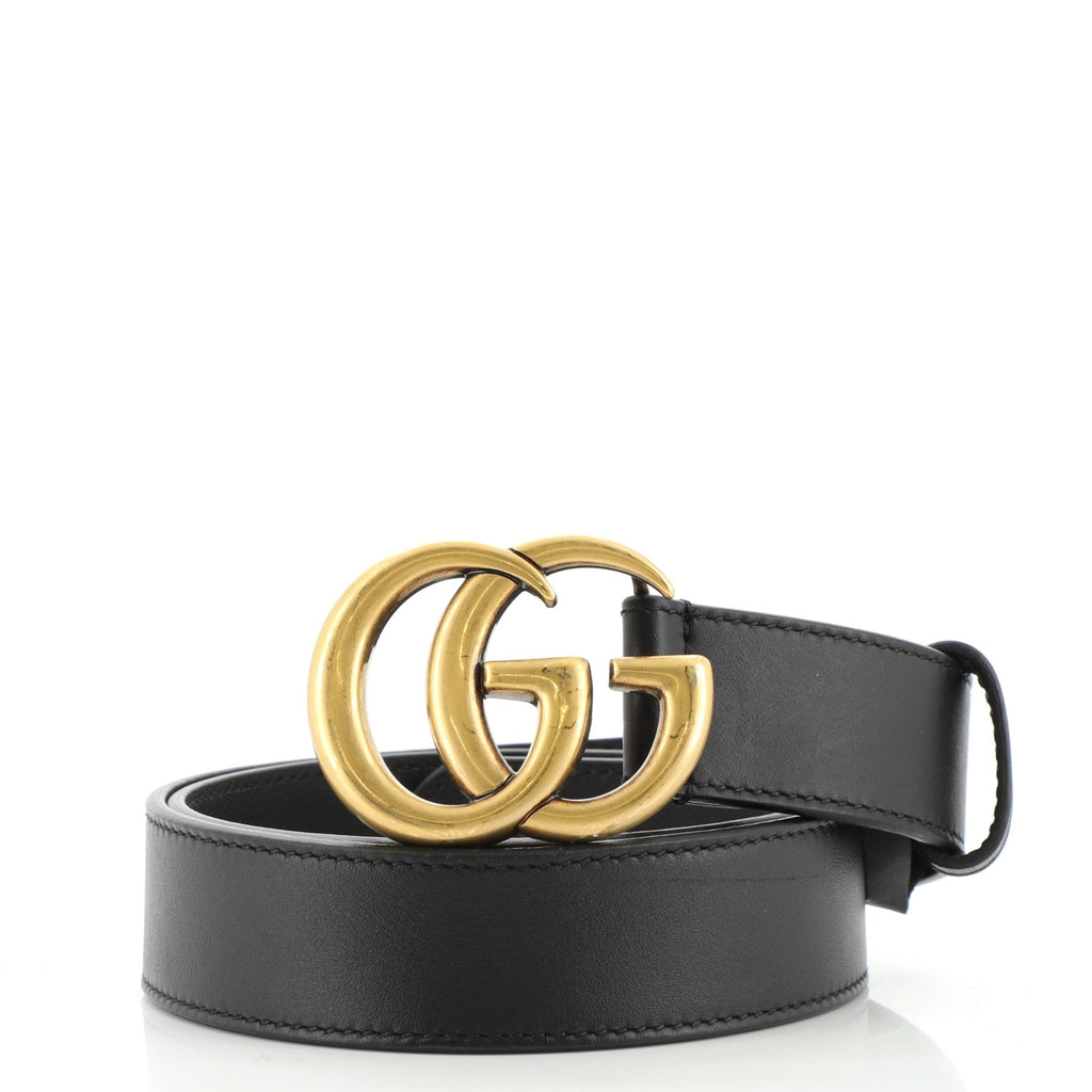 GG Marmont Belt Leather Medium 75
