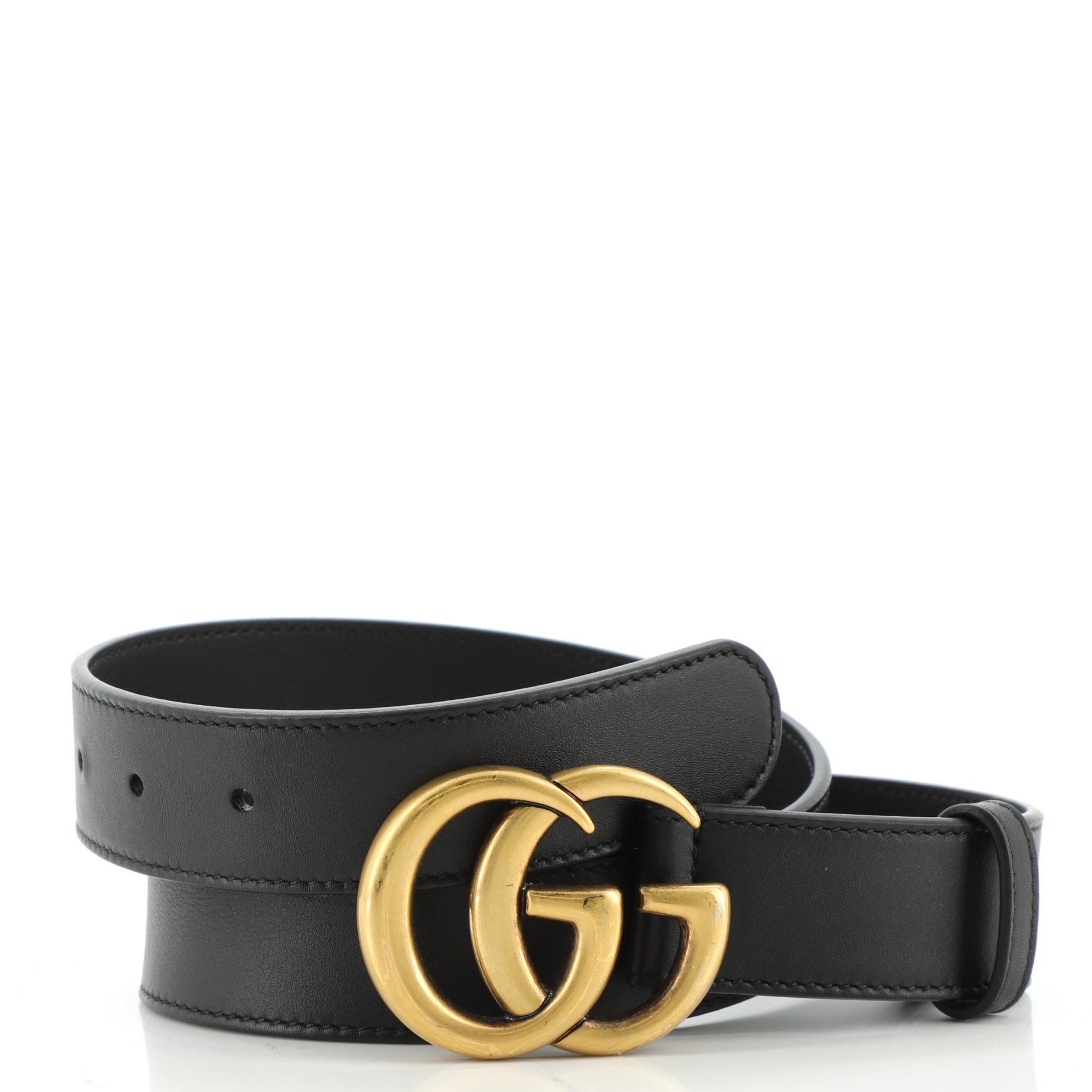 GG Marmont Belt Leather Medium 75
