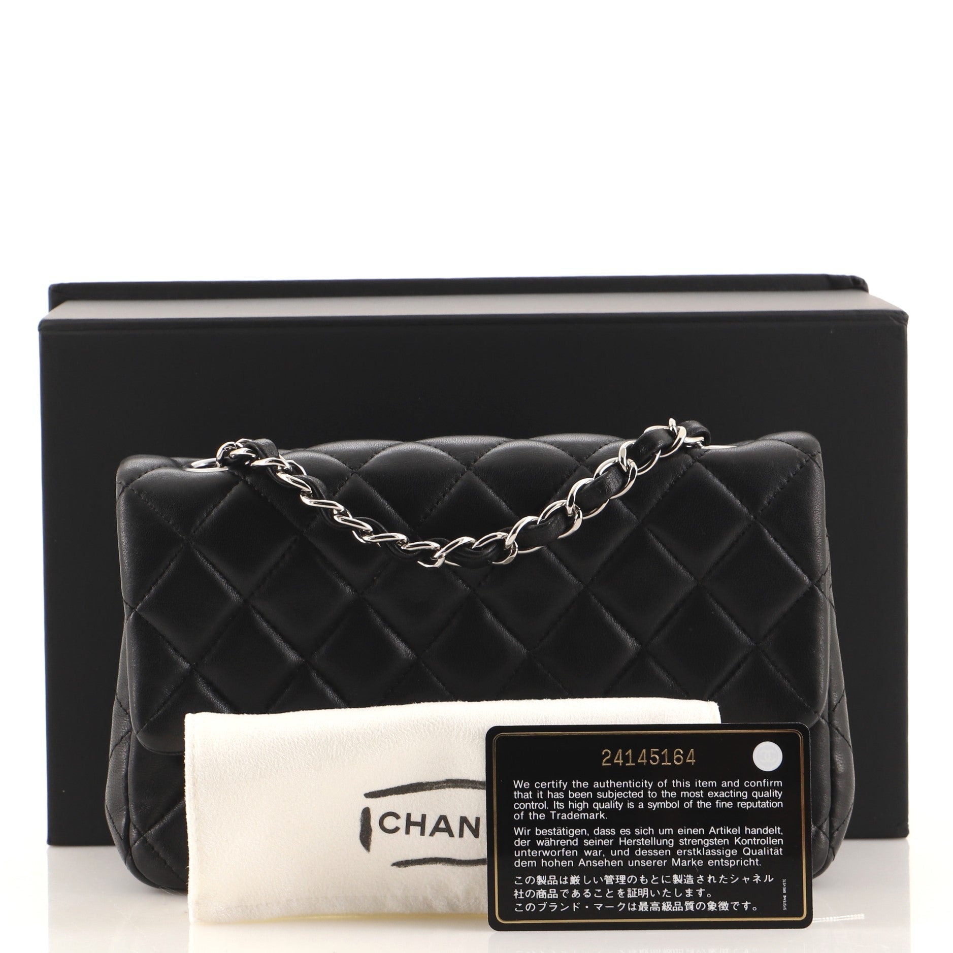 Classic Single Flap Bag Quilted Lambskin Mini