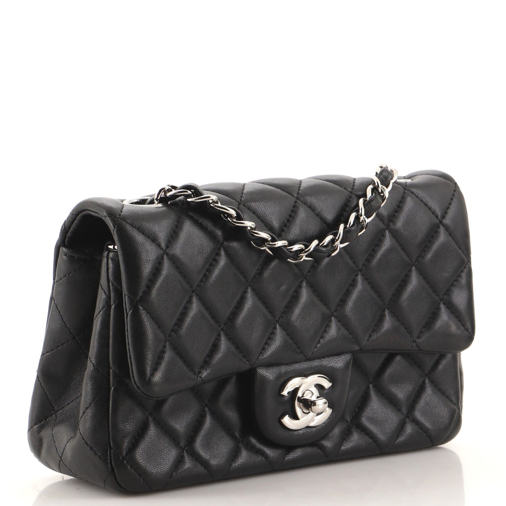 Classic Single Flap Bag Quilted Lambskin Mini