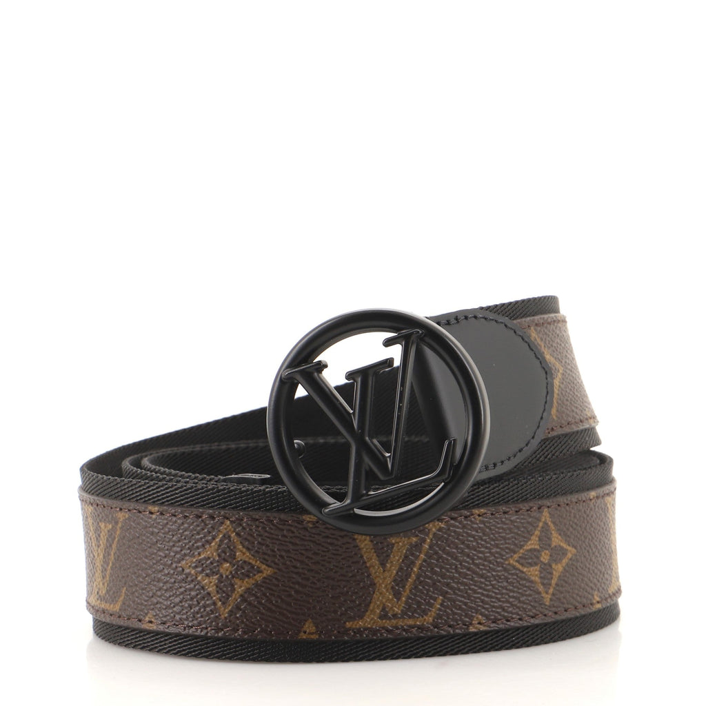 LV Circle Belt Monogram Canvas Wide 95