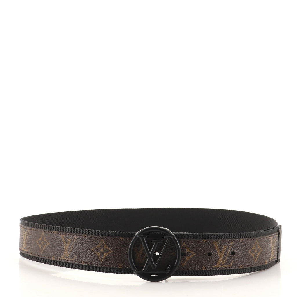 LV Circle Belt Monogram Canvas Wide 95