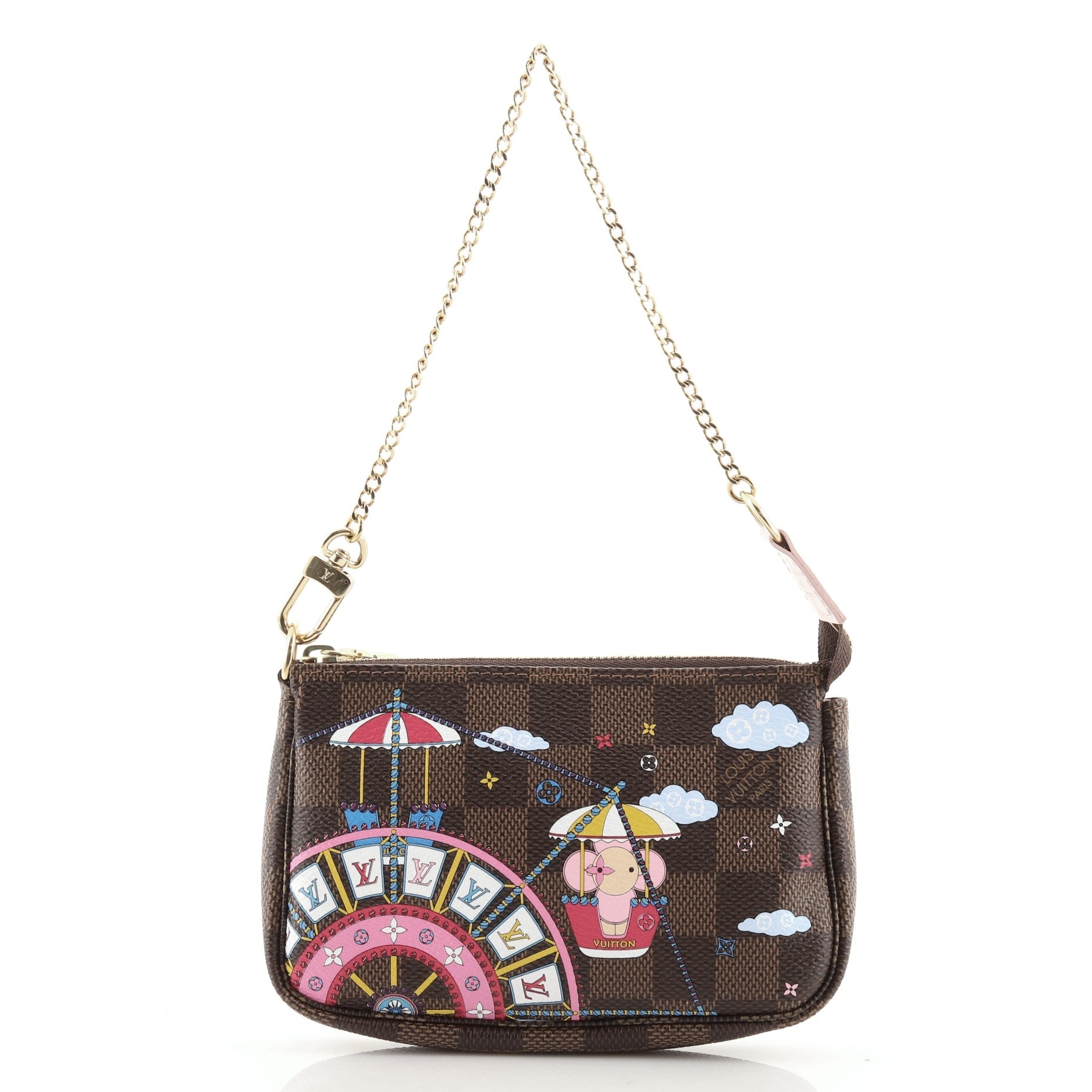 Pochette Accessoires Limited Edition Vivienne Xmas Damier Mini