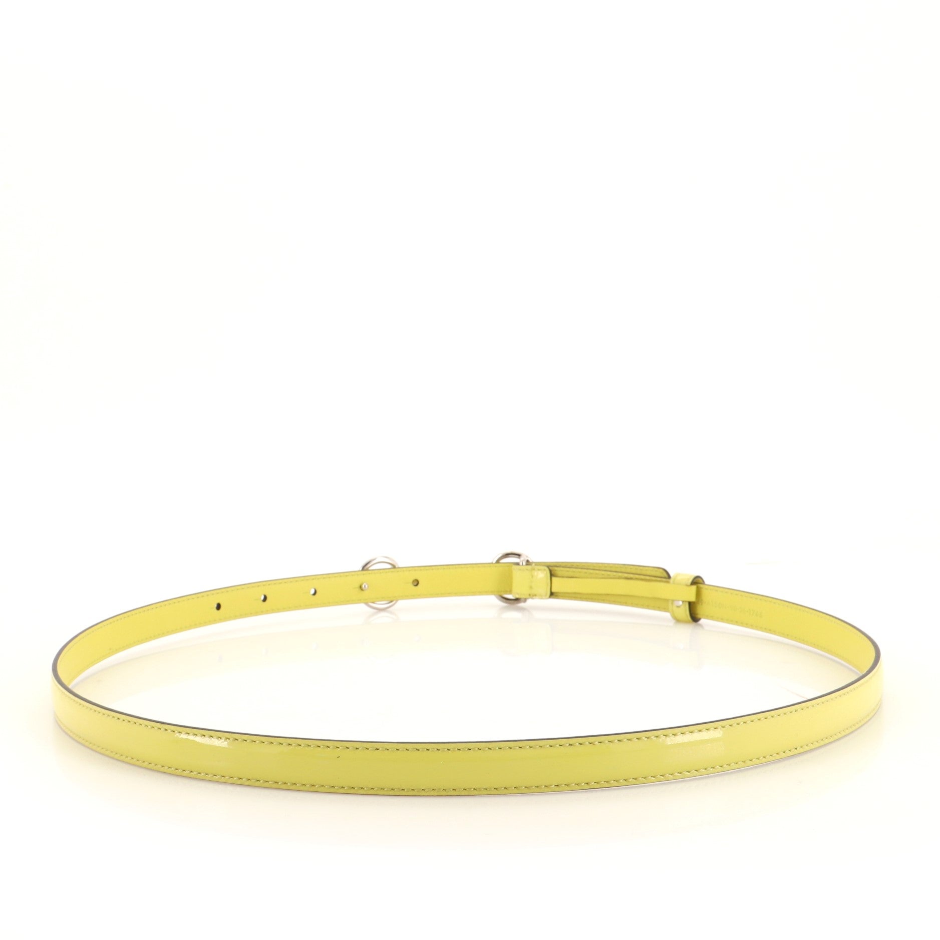 Horsebit Skinny Belt Leather Thin 90