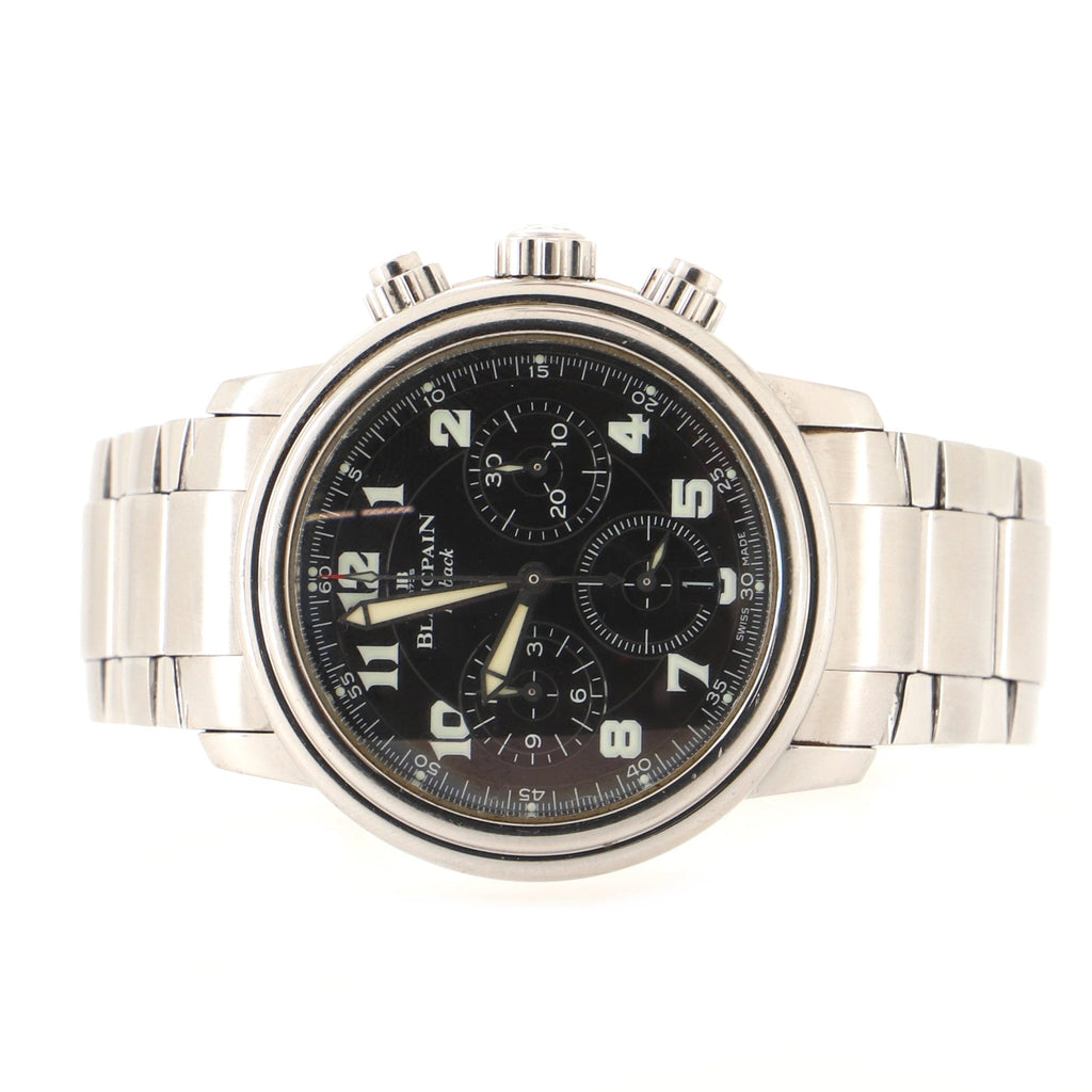 Leman Flyback Chronograph Automatic Watch Stainless Steel 38