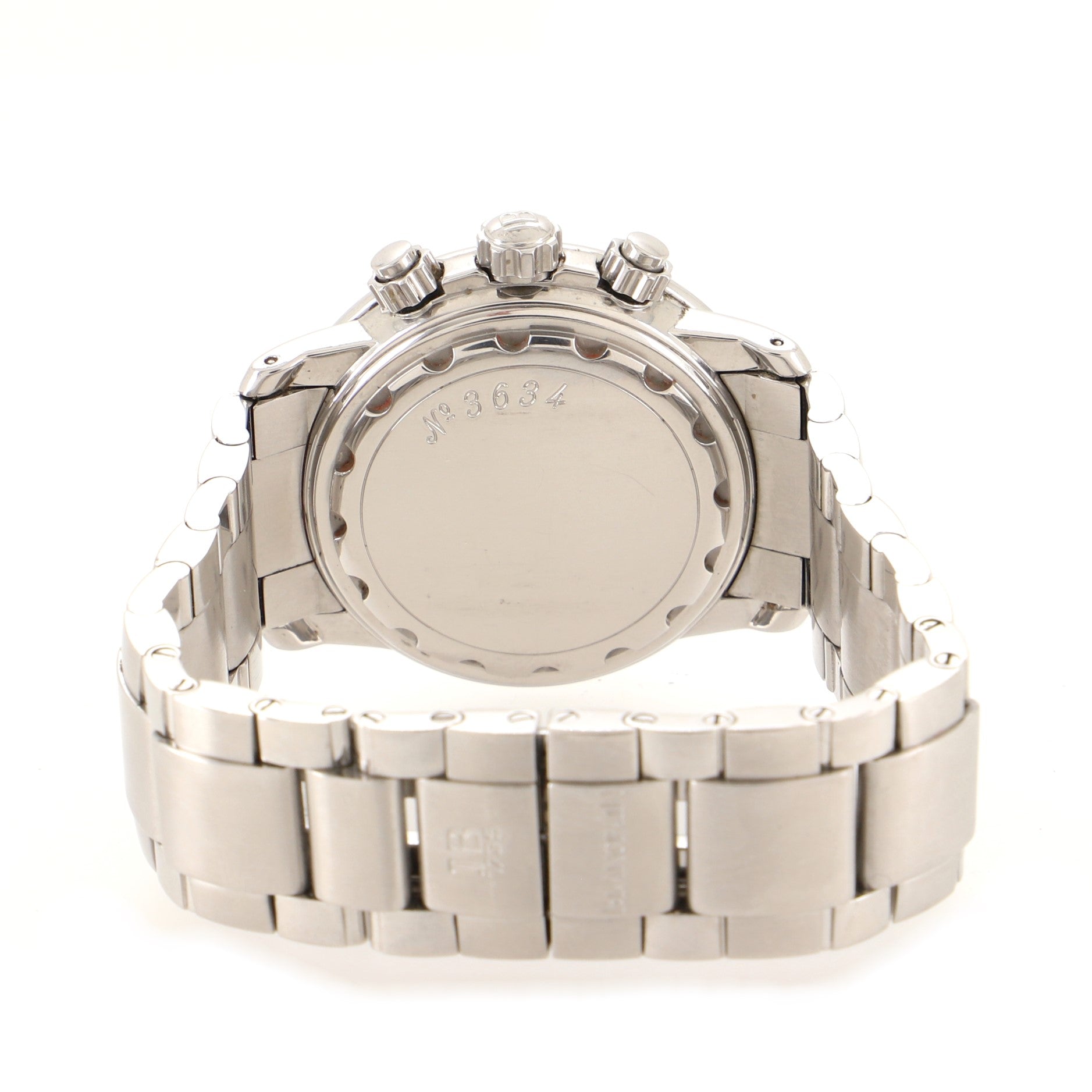 Leman Flyback Chronograph Automatic Watch Stainless Steel 38