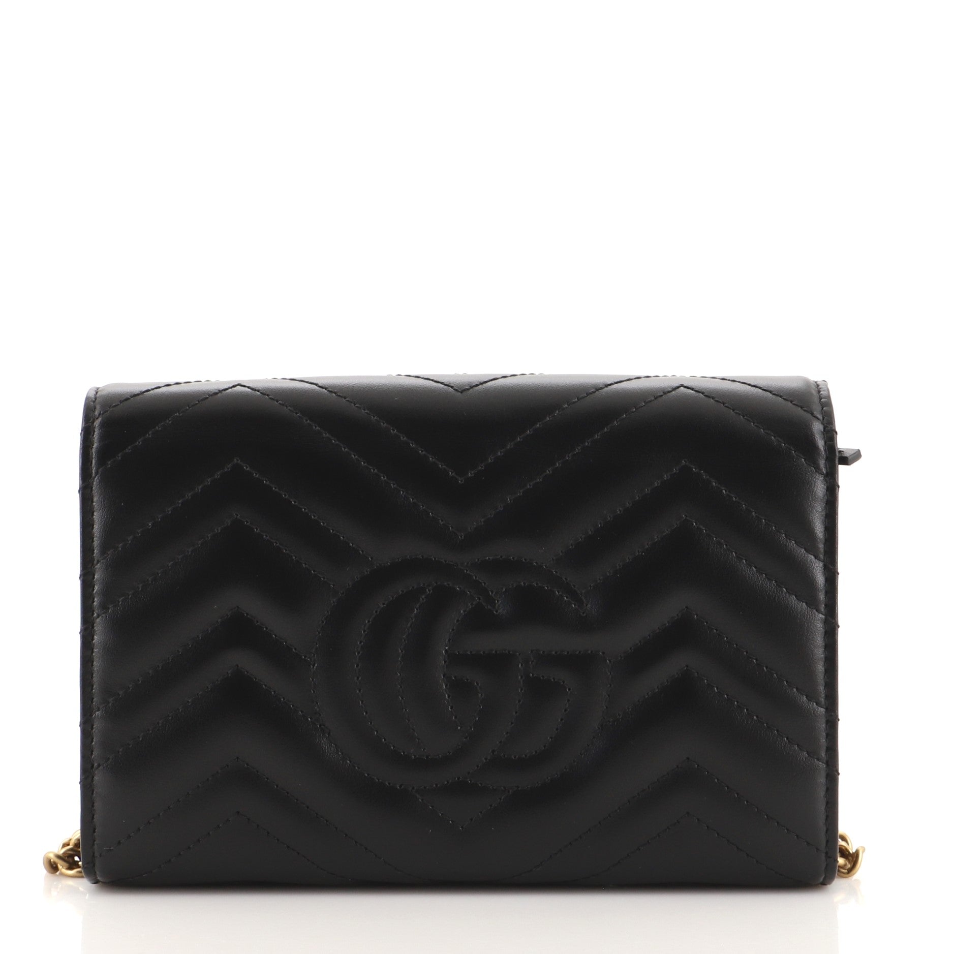 GG Marmont Chain Wallet Matelasse Leather Mini