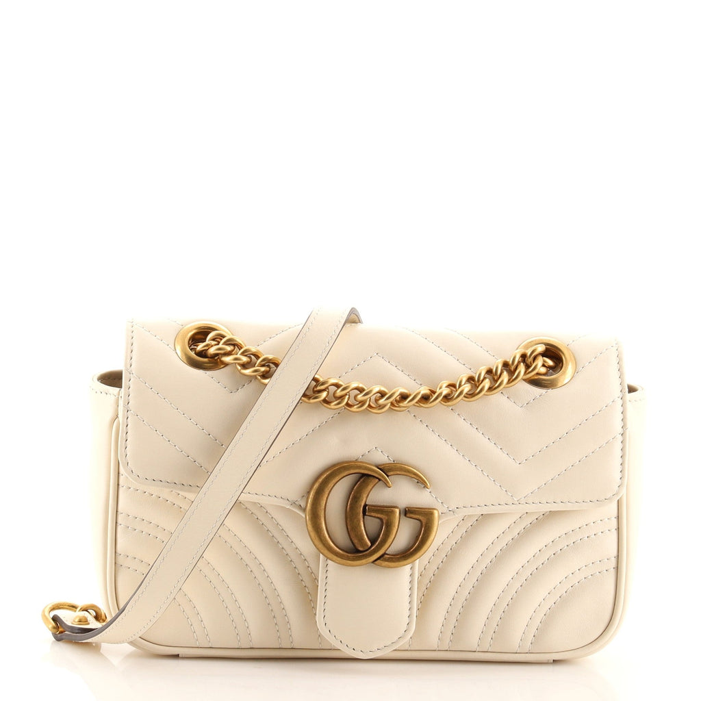 GG Marmont Flap Bag Matelasse Leather Mini