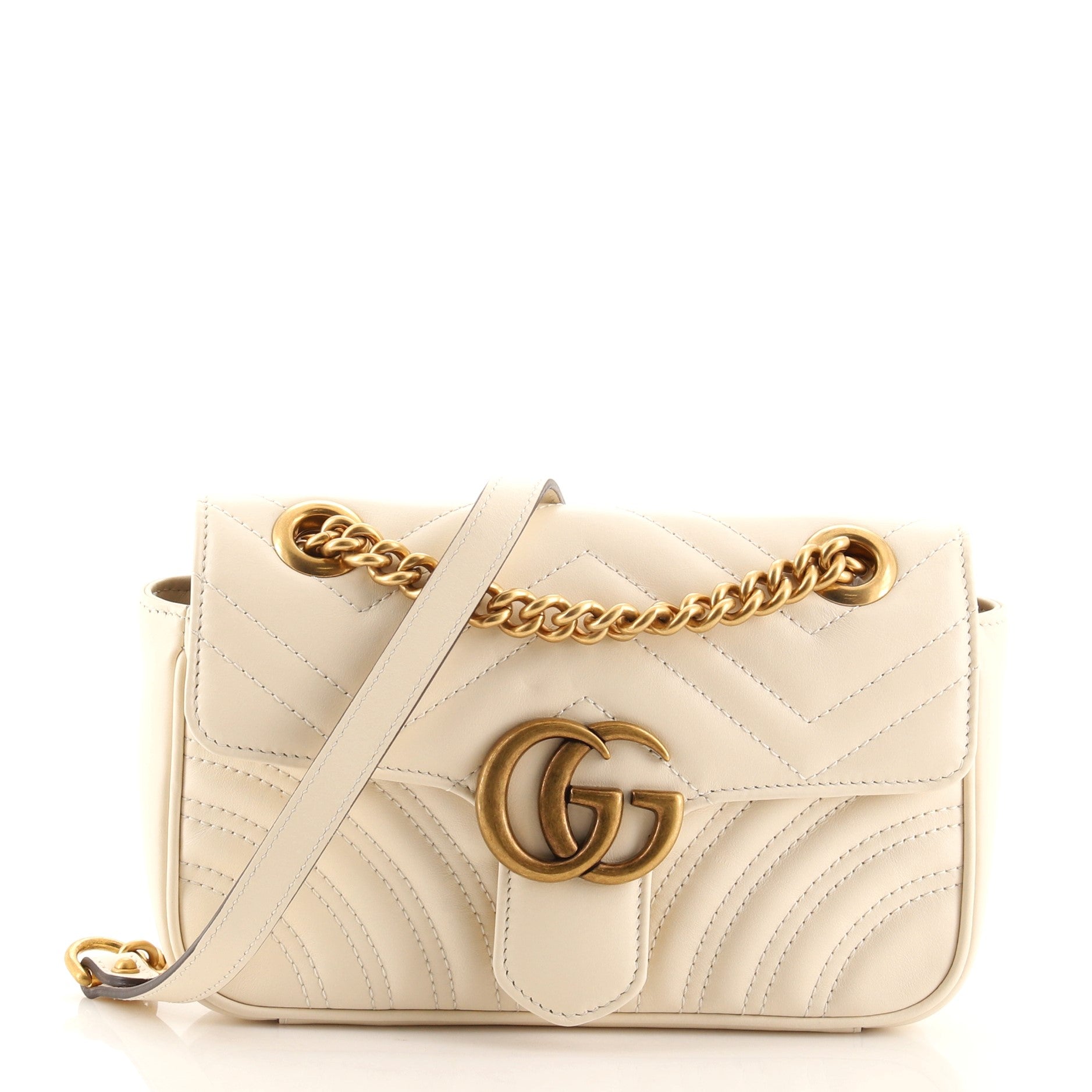 GG Marmont Flap Bag Matelasse Leather Mini