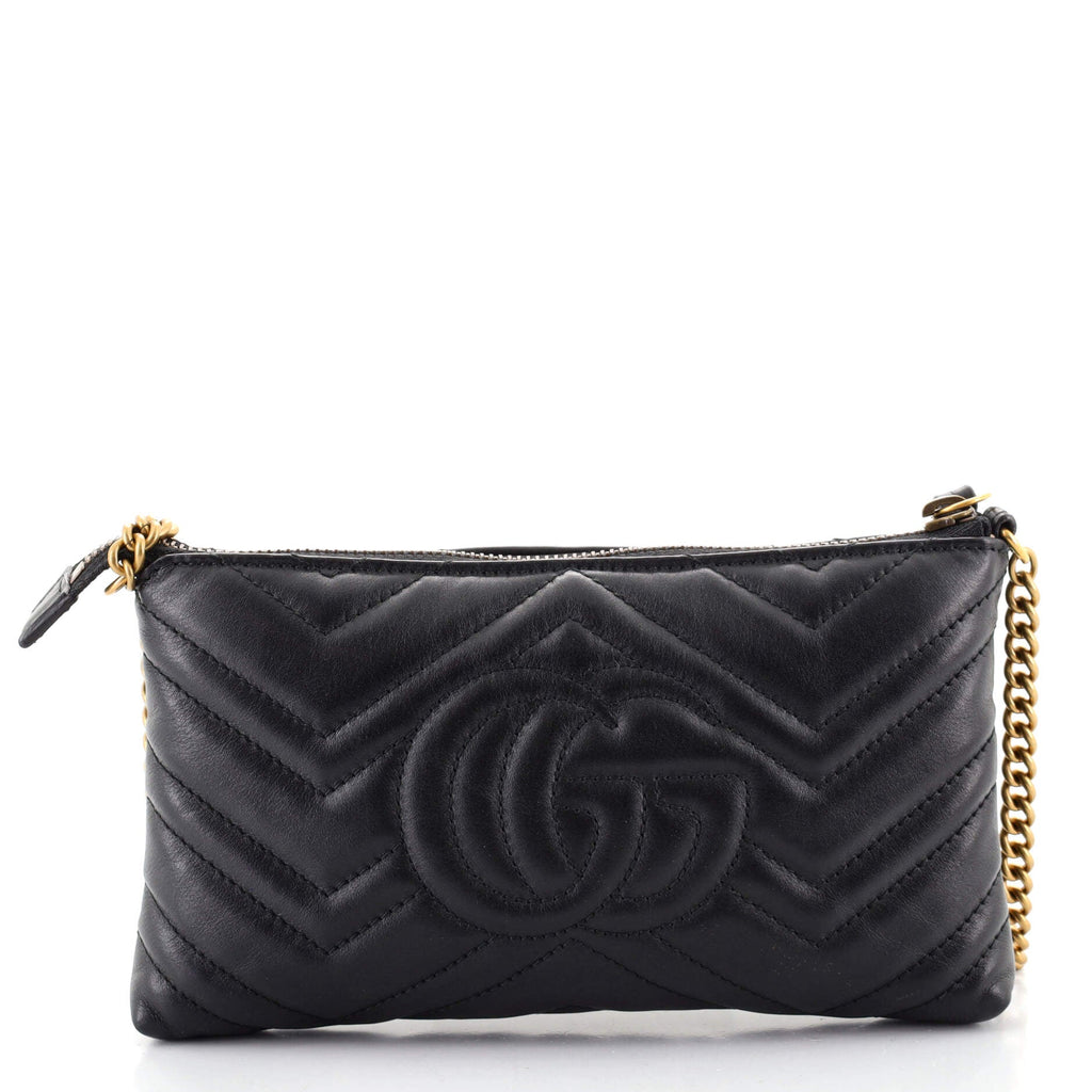 GG Marmont Chain Shoulder Bag Matelasse Leather Mini