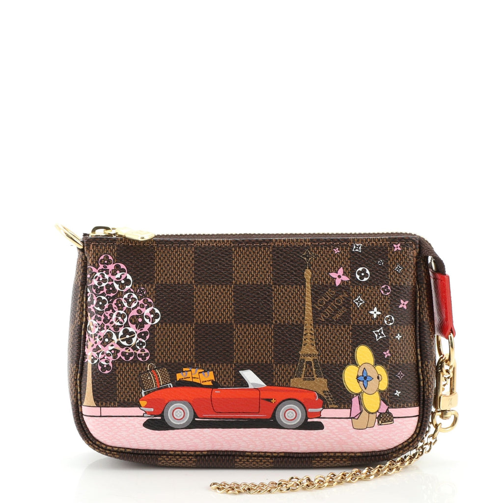 Pochette Accessoires Limited Edition Vivienne Xmas Damier Mini