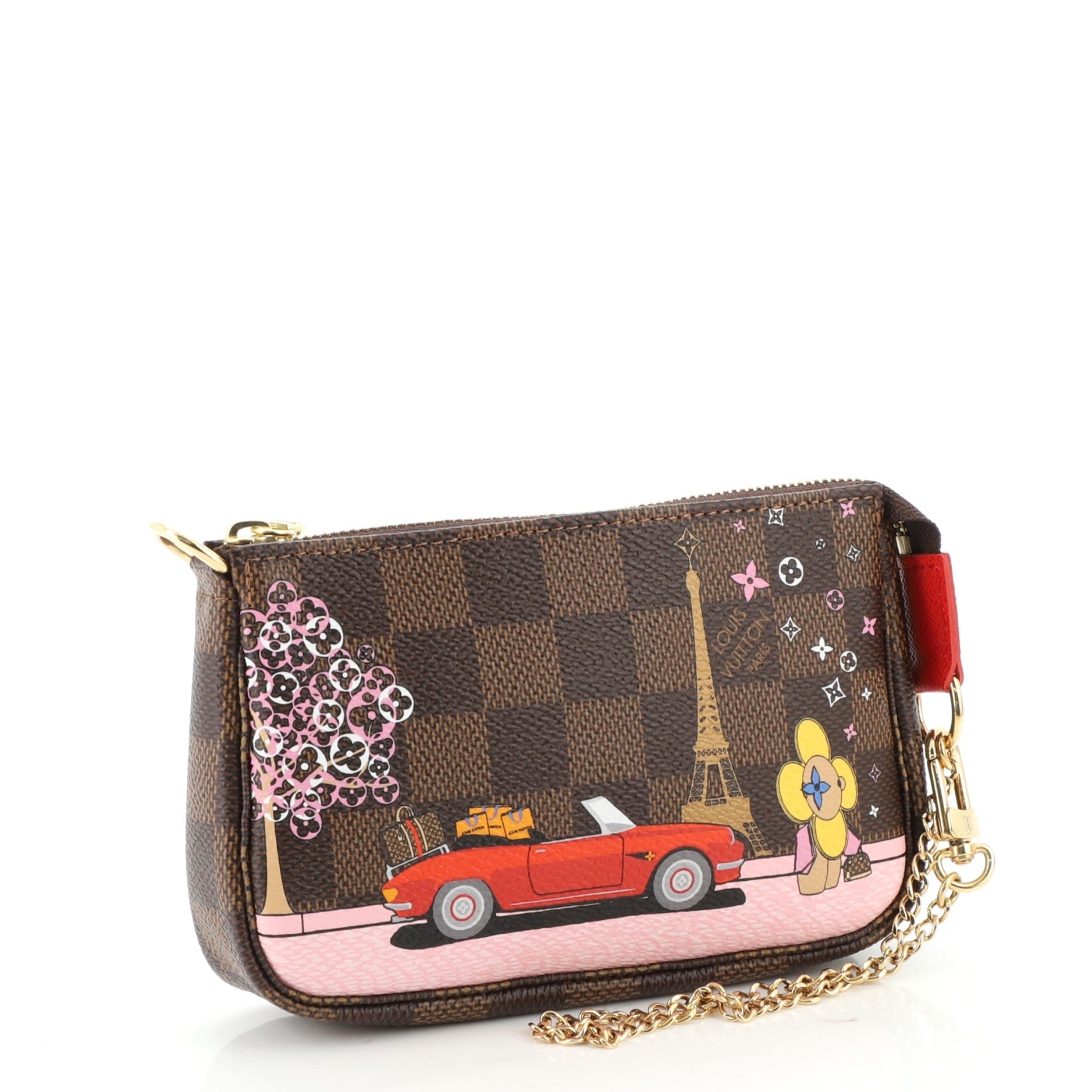 Pochette Accessoires Limited Edition Vivienne Xmas Damier Mini