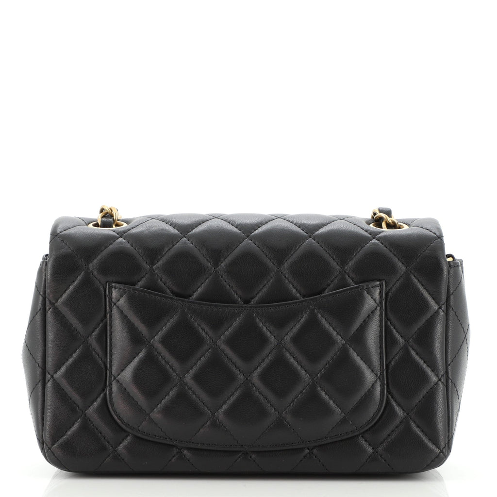 Classic Single Flap Bag Quilted Lambskin Mini