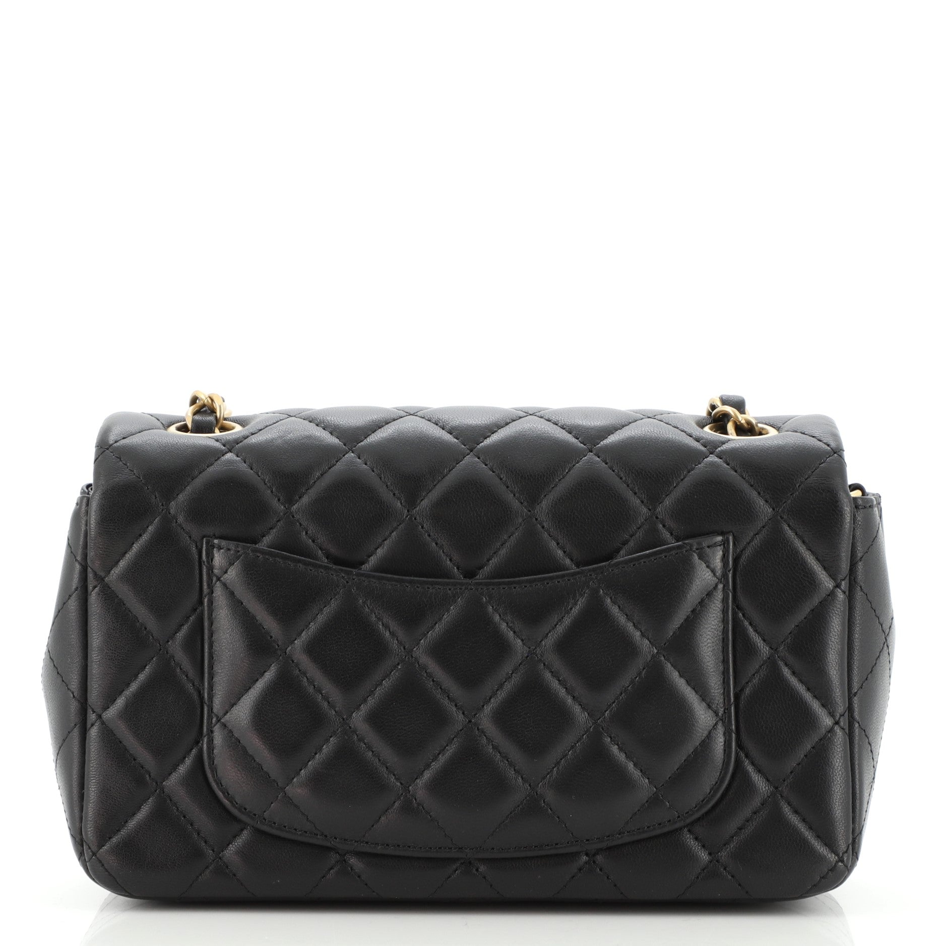 Classic Single Flap Bag Quilted Lambskin Mini