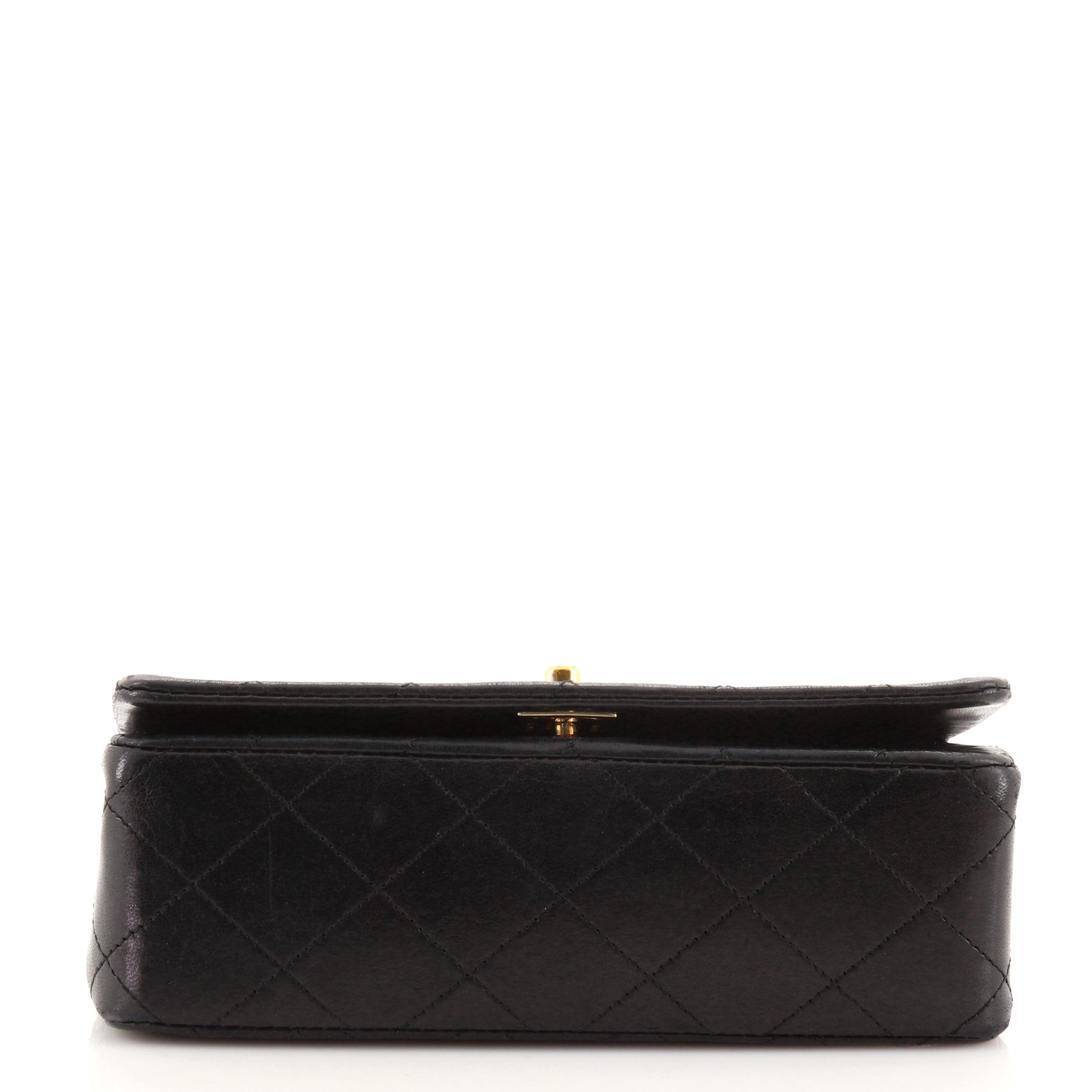 Vintage Full Flap Bag Quilted Lambskin Mini
