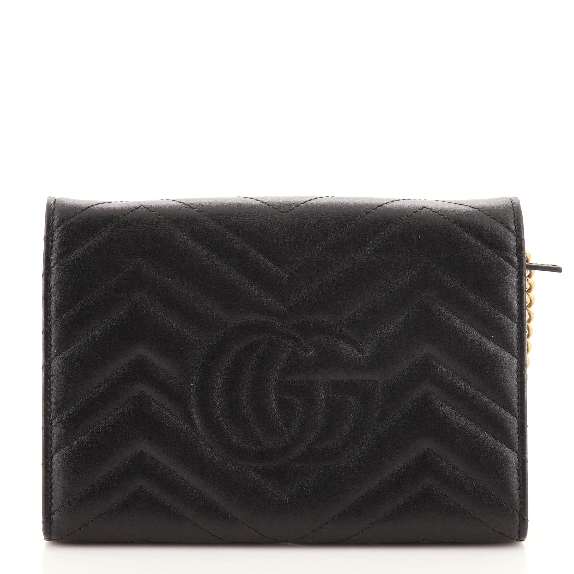 GG Marmont Chain Wallet Matelasse Leather Mini