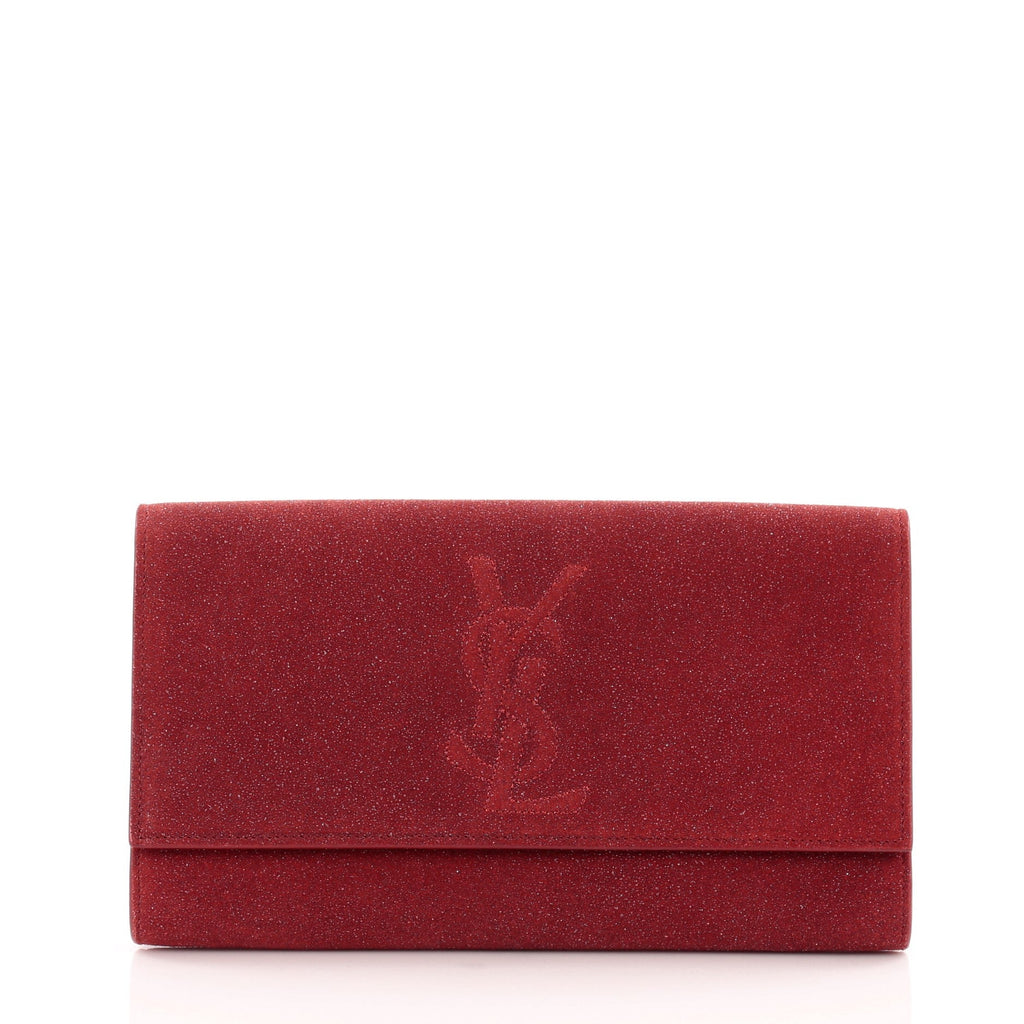 Belle de Jour Clutch Glitter Leather Large