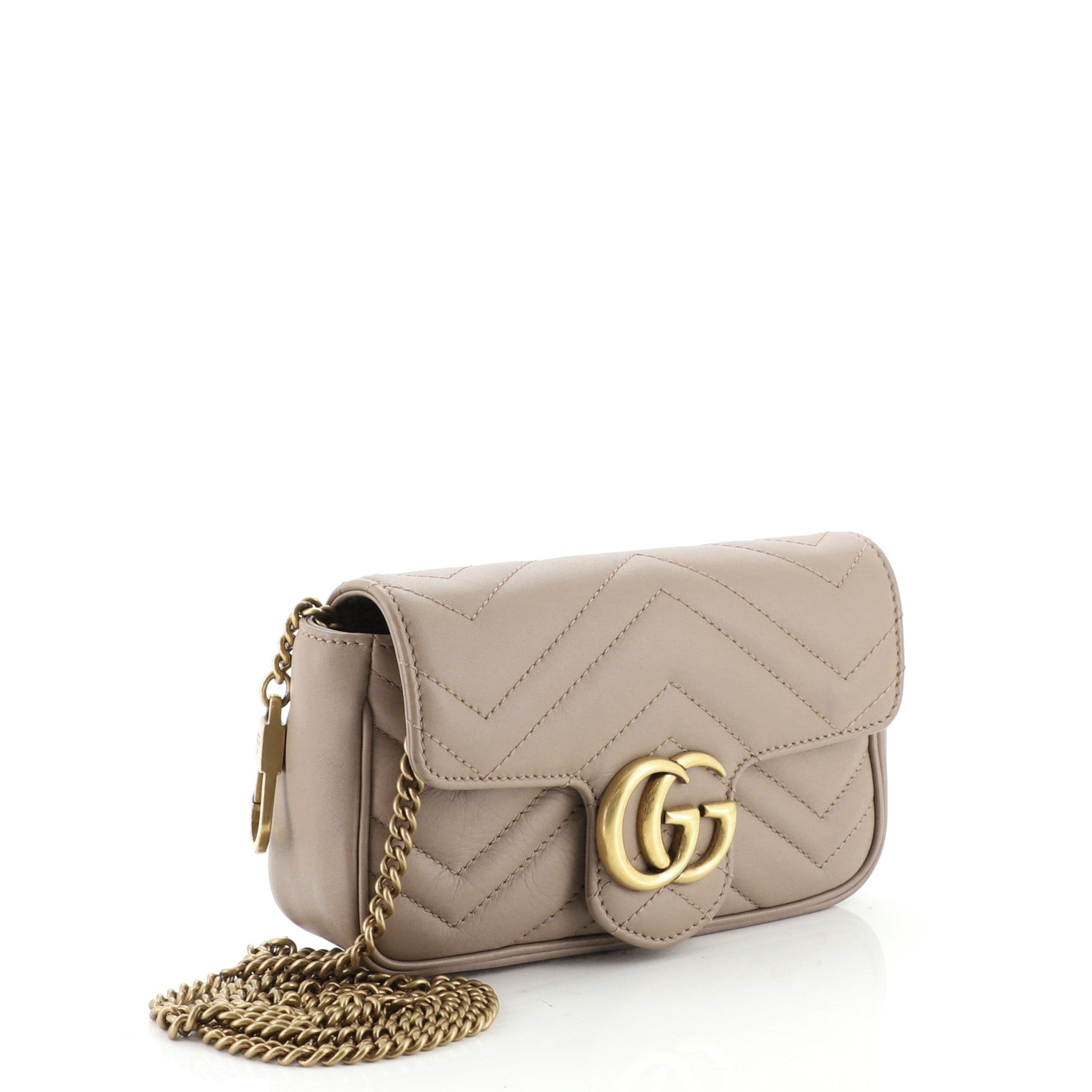 GG Marmont Flap Bag Matelasse Leather Super Mini