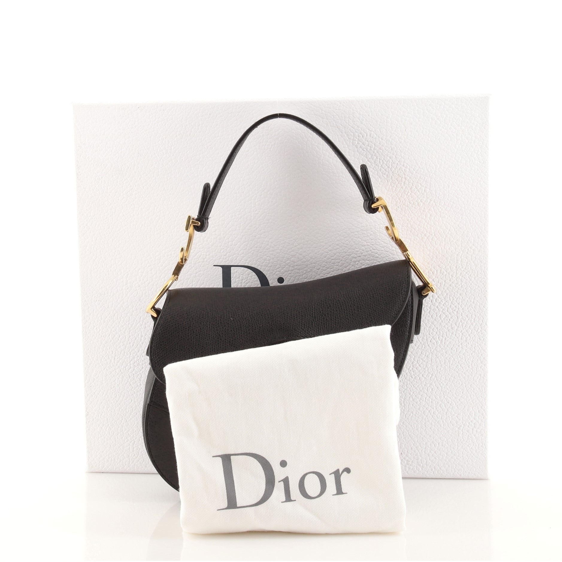 Saddle Handbag Leather Mini