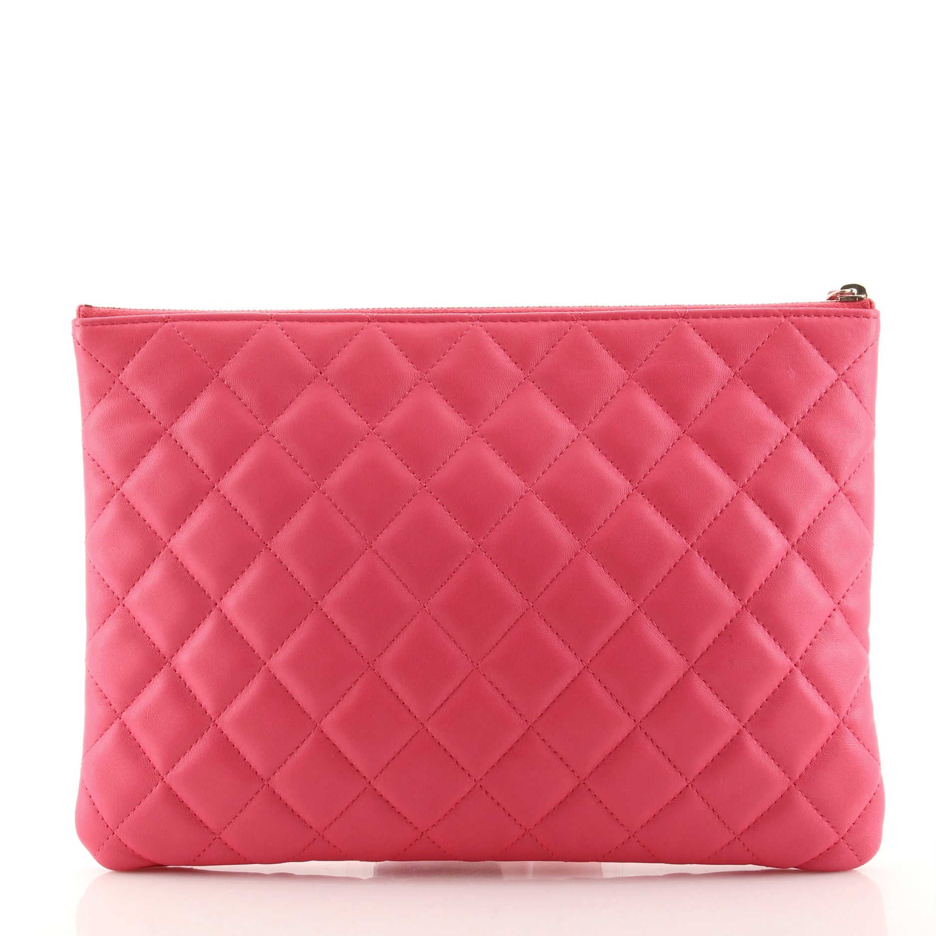 O Case Clutch Quilted Lambskin Medium