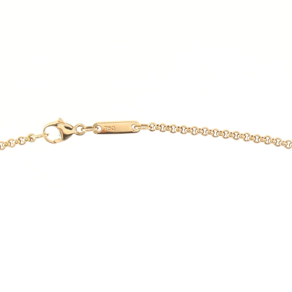 Happy Diamonds 3 Diamond Heart Pendant Necklace 18K Yellow Gold with Floating Diamonds