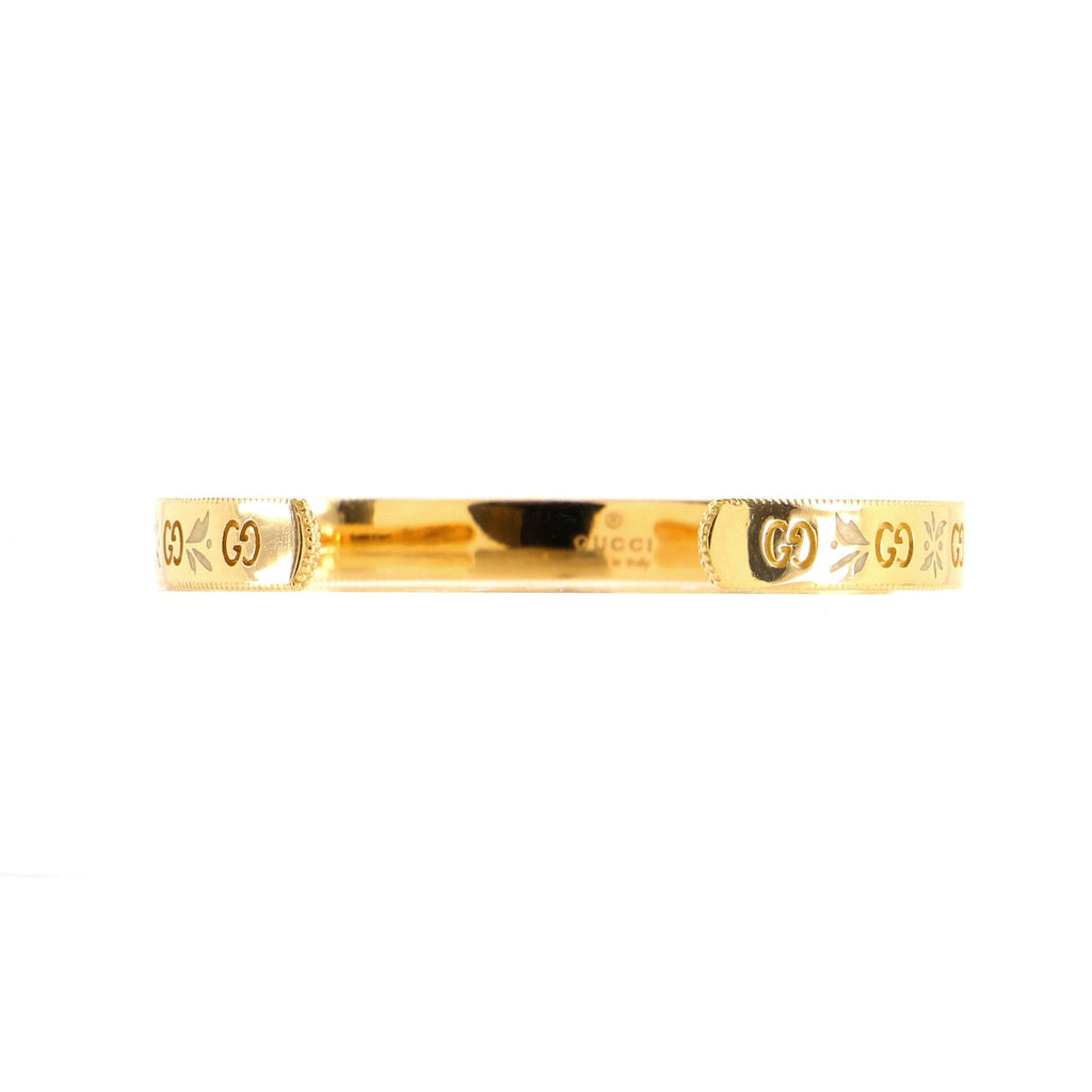 Icon Blooms Cuff Bracelet 18K Rose Gold with Enamel