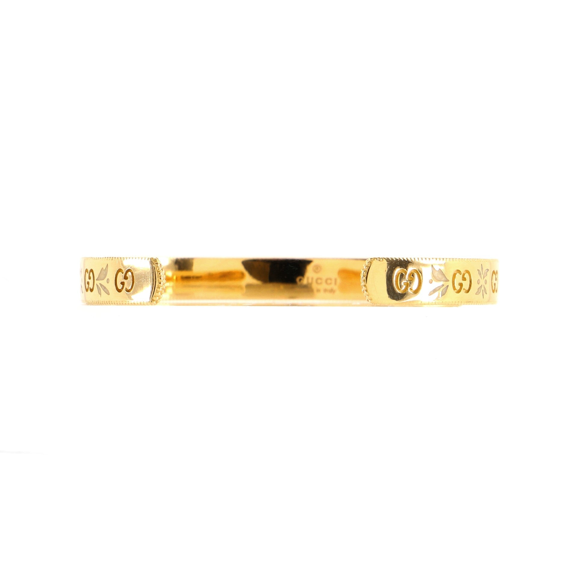 Icon Blooms Cuff Bracelet 18K Rose Gold with Enamel